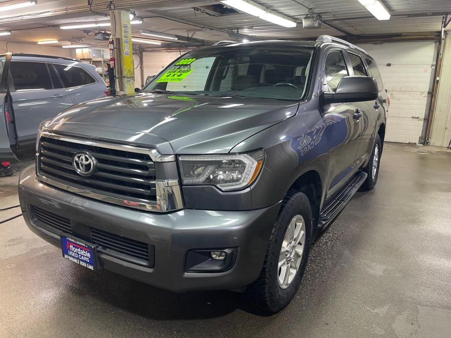 2022 GRAY TOYOTA SEQUOIA SR5 (5TDAY5B11NS) with an 5.7L engine, Automatic transmission, located at 2525 S. Cushman, Fairbanks, AK, 99701, (907) 452-5707, 64.824036, -147.712311 - Photo#1
