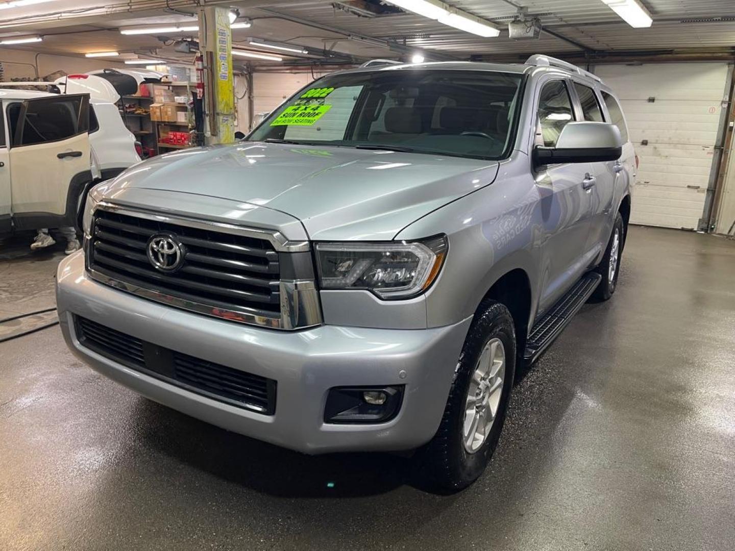 2022 SILVER TOYOTA SEQUOIA SR5 (5TDAY5B19NS) with an 5.7L engine, Automatic transmission, located at 2525 S. Cushman, Fairbanks, AK, 99701, (907) 452-5707, 64.824036, -147.712311 - Photo#1