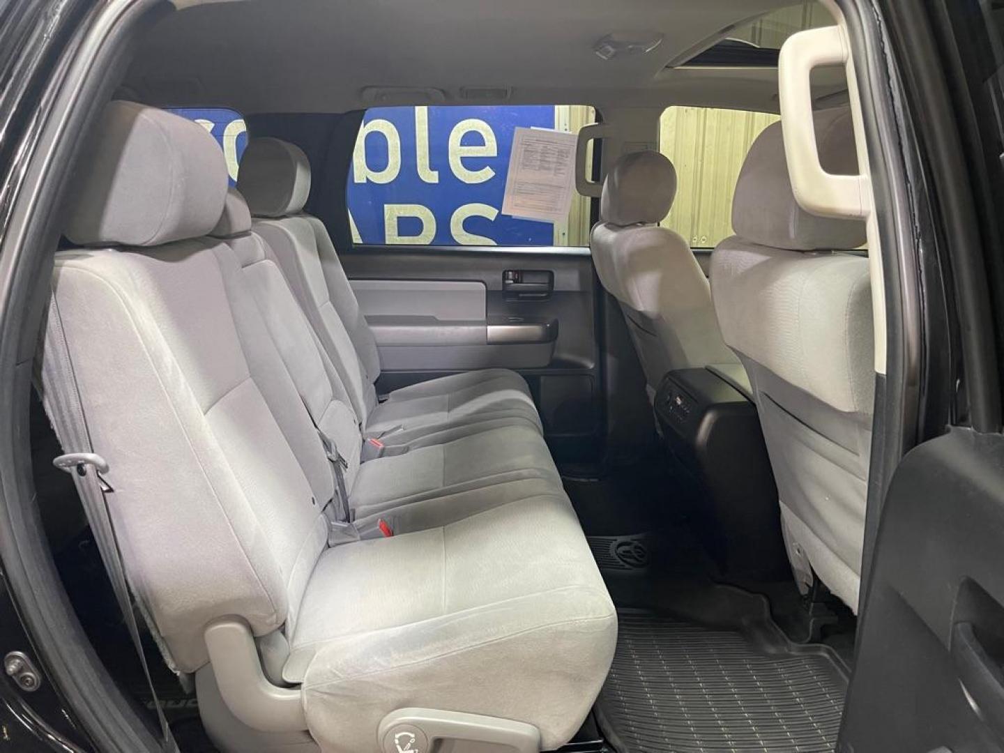 2022 BLACK TOYOTA SEQUOIA SR5 (5TDAY5B11NS) with an 5.7L engine, Automatic transmission, located at 2525 S. Cushman, Fairbanks, AK, 99701, (907) 452-5707, 64.824036, -147.712311 - Photo#4