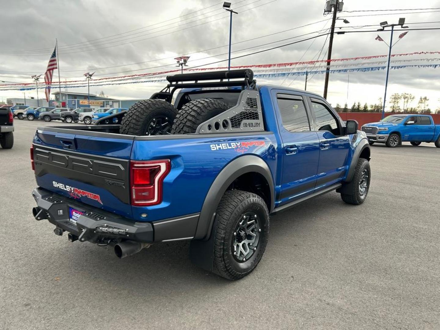2018 BLUE FORD F150 RAPTOR (1FTFW1RG0JF) with an 3.5L engine, Automatic transmission, located at 2525 S. Cushman, Fairbanks, AK, 99701, (907) 452-5707, 64.824036, -147.712311 - Photo#2