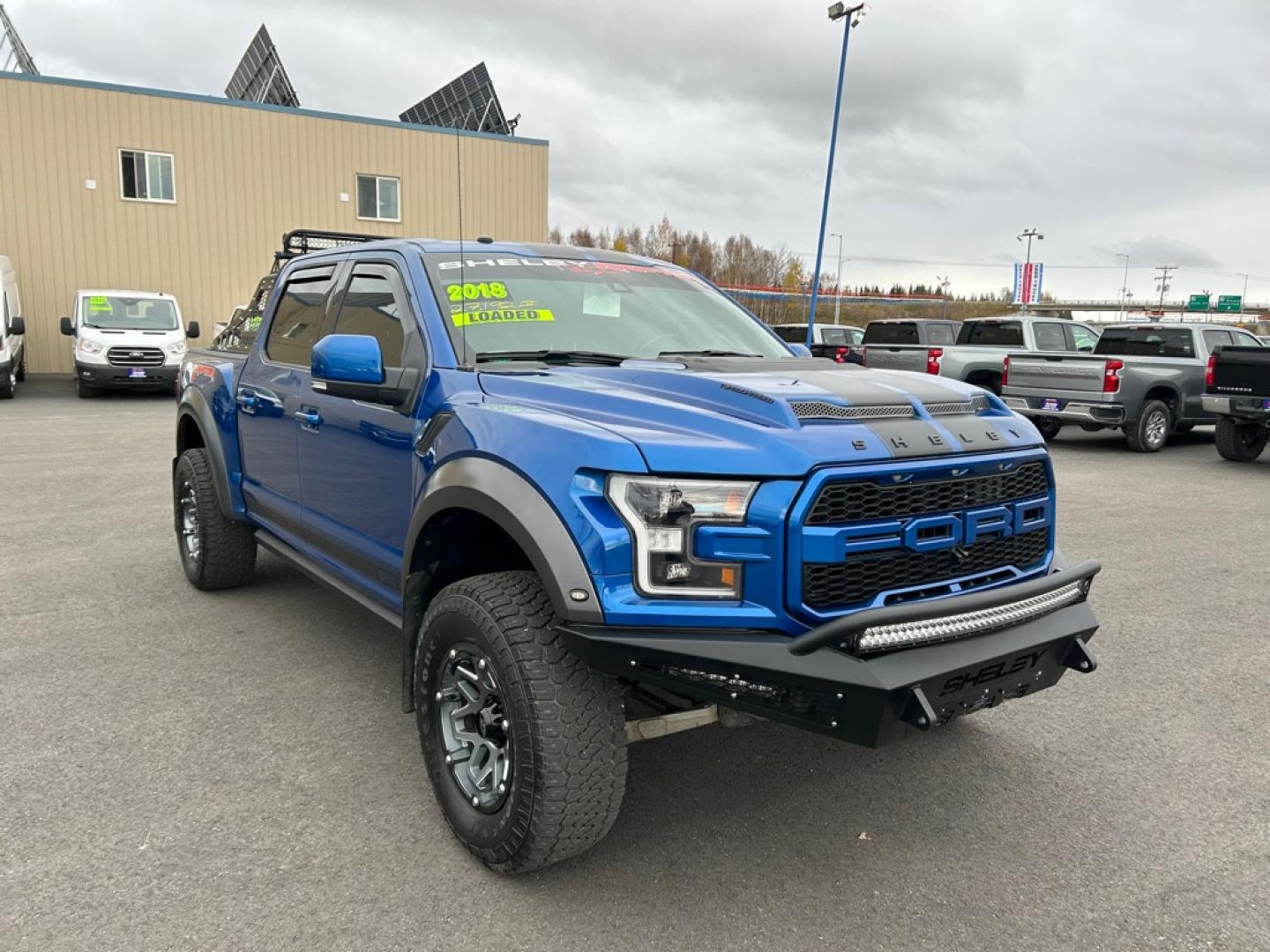 2018 BLUE FORD F150 SHELBY SHELBY RAPTOR (1FTFW1RG0JF) with an 3.5L engine, Automatic transmission, located at 2525 S. Cushman, Fairbanks, AK, 99701, (907) 452-5707, 64.824036, -147.712311- Photo#1