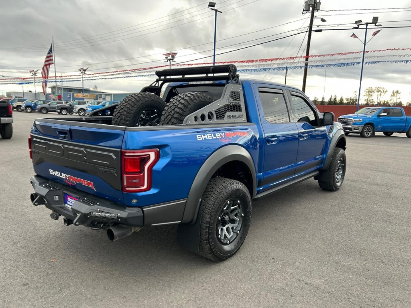 2018 BLUE FORD F150 SHELBY SHELBY RAPTOR (1FTFW1RG0JF) with an 3.5L engine, Automatic transmission, located at 2525 S. Cushman, Fairbanks, AK, 99701, (907) 452-5707, 64.824036, -147.712311- Photo#2