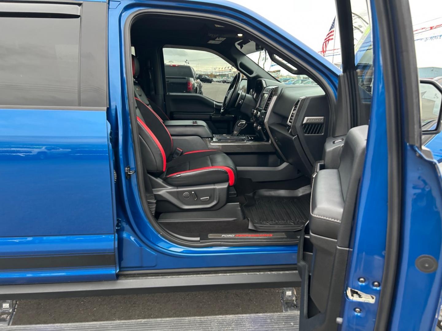 2018 BLUE FORD F150 SHELBY SHELBY RAPTOR (1FTFW1RG0JF) with an 3.5L engine, Automatic transmission, located at 2525 S. Cushman, Fairbanks, AK, 99701, (907) 452-5707, 64.824036, -147.712311- Photo#4
