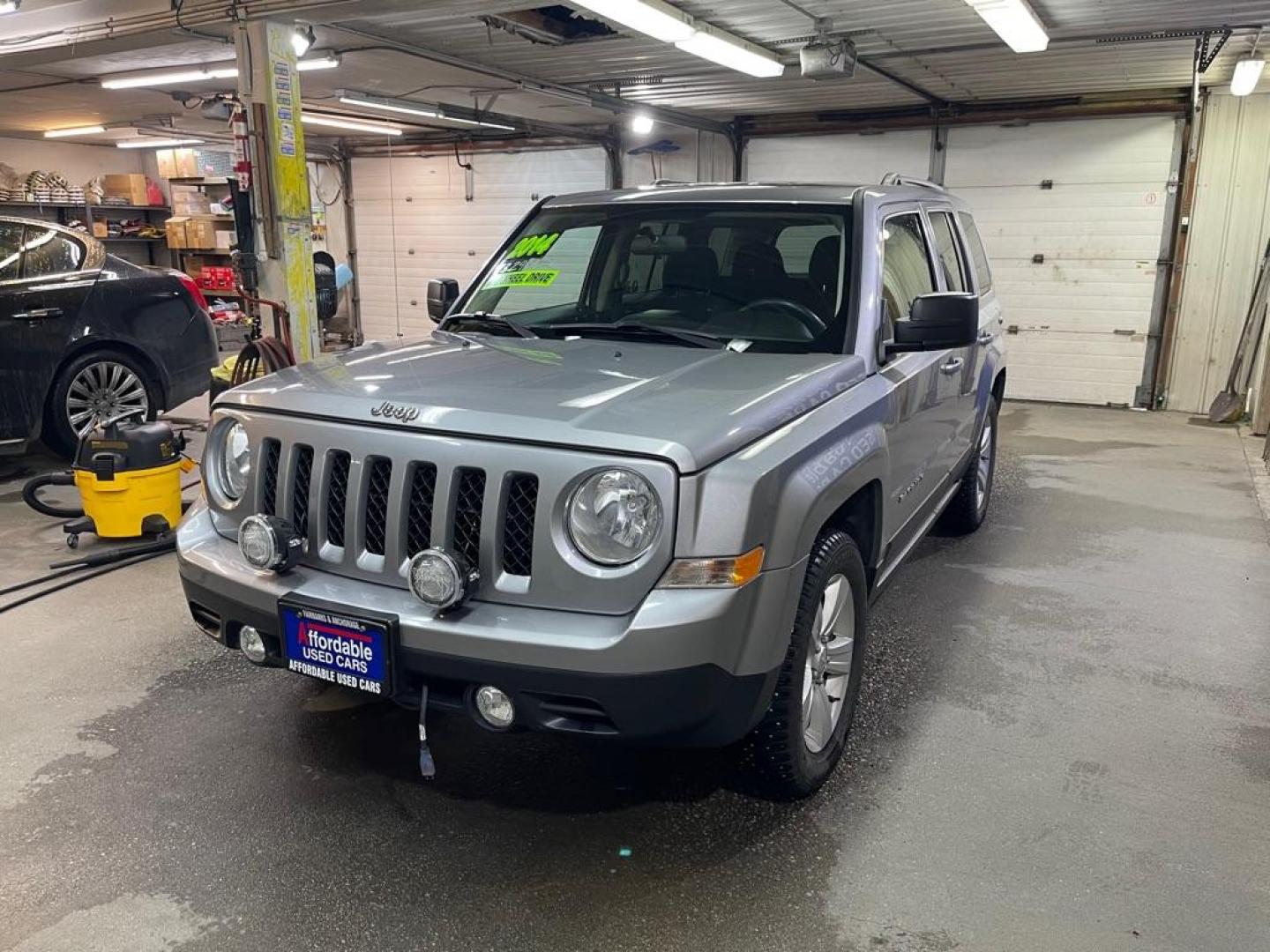 2014 GRAY JEEP PATRIOT LATITUDE (1C4NJRFB5ED) with an 2.4L engine, Continuously Variable transmission, located at 2525 S. Cushman, Fairbanks, AK, 99701, (907) 452-5707, 64.824036, -147.712311 - Photo#1