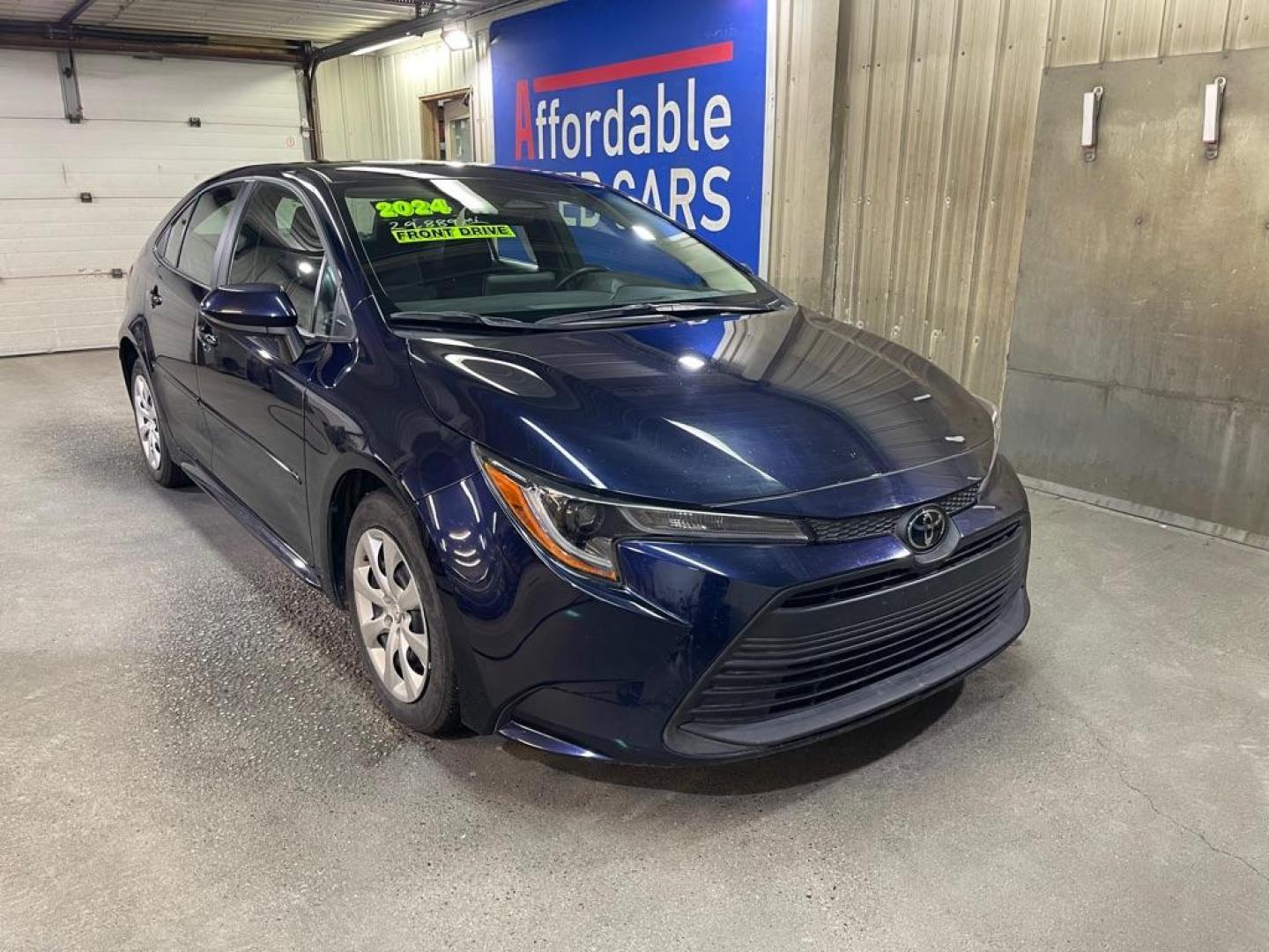 2024 BLUE TOYOTA COROLLA LE LE (5YFB4MDE2RP) with an 2.0L engine, Continuously Variable transmission, located at 2525 S. Cushman, Fairbanks, AK, 99701, (907) 452-5707, 64.824036, -147.712311 - Photo#0