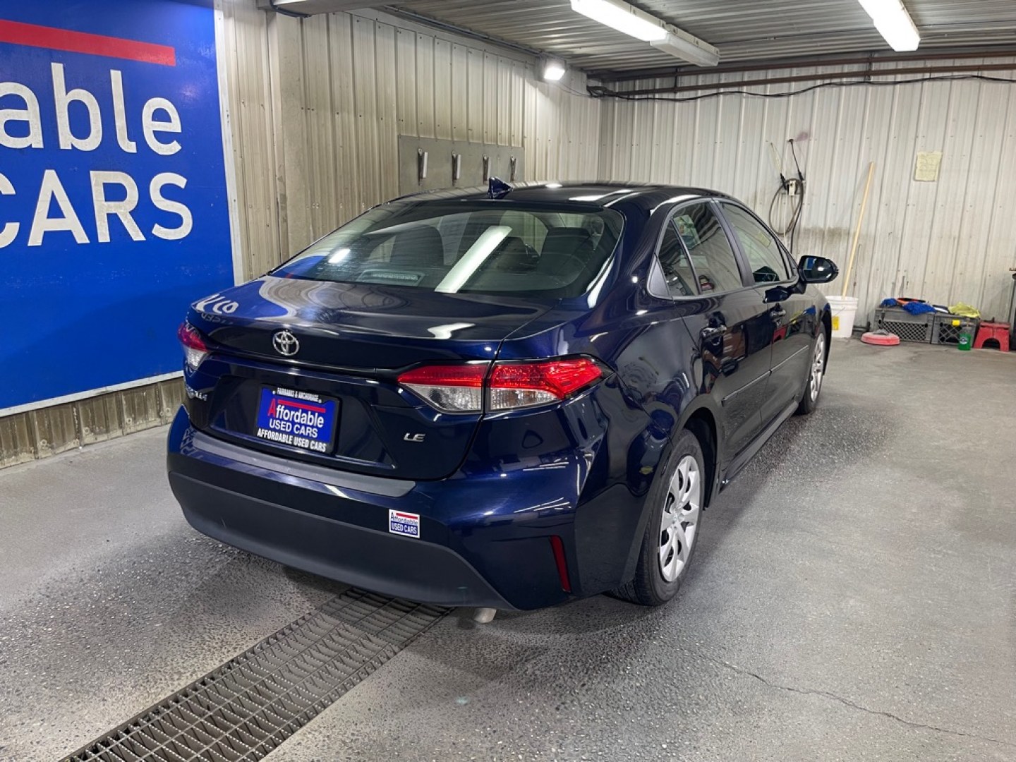 2024 BLUE TOYOTA COROLLA LE LE (5YFB4MDE2RP) with an 2.0L engine, Continuously Variable transmission, located at 2525 S. Cushman, Fairbanks, AK, 99701, (907) 452-5707, 64.824036, -147.712311- Photo#2