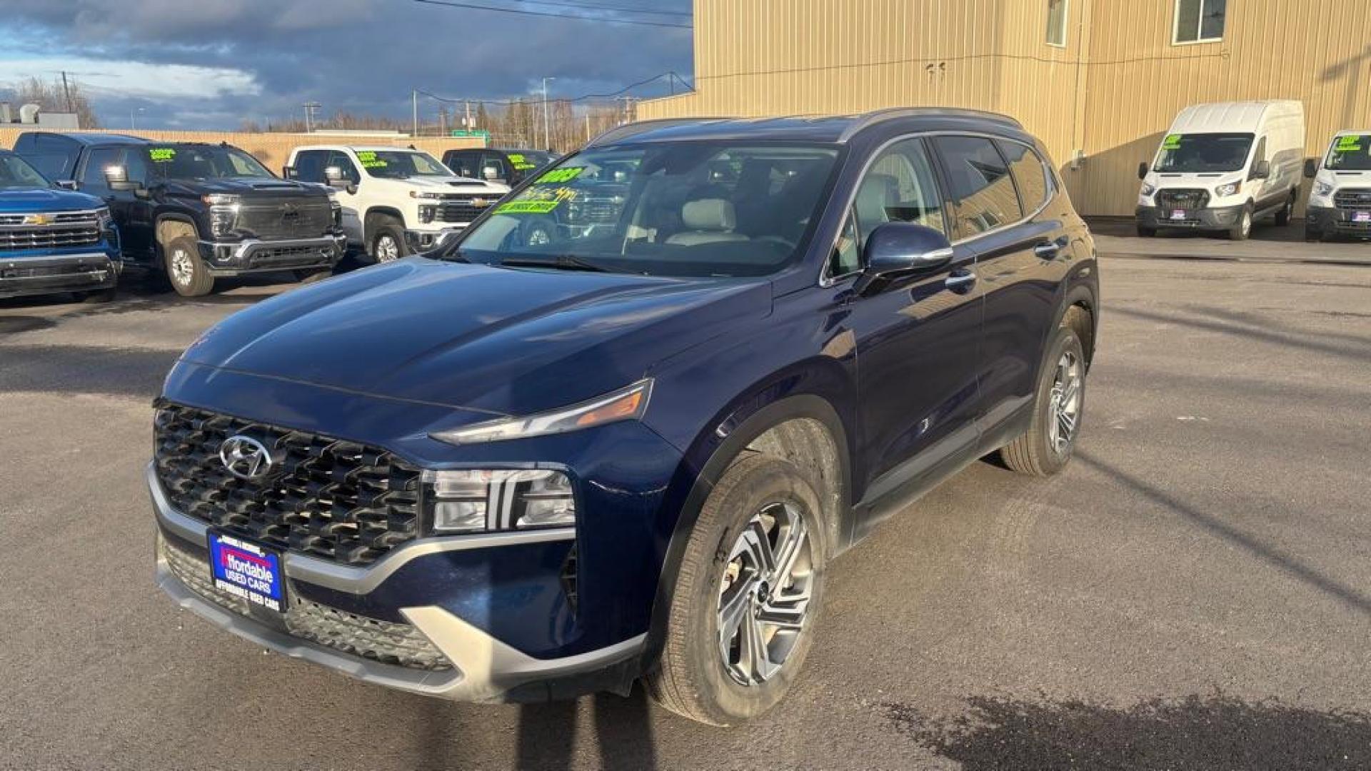 2023 BLUE HYUNDAI SANTA FE SEL (5NMS2DAJ7PH) with an 2.5L engine, Automatic transmission, located at 2525 S. Cushman, Fairbanks, AK, 99701, (907) 452-5707, 64.824036, -147.712311 - Photo#0