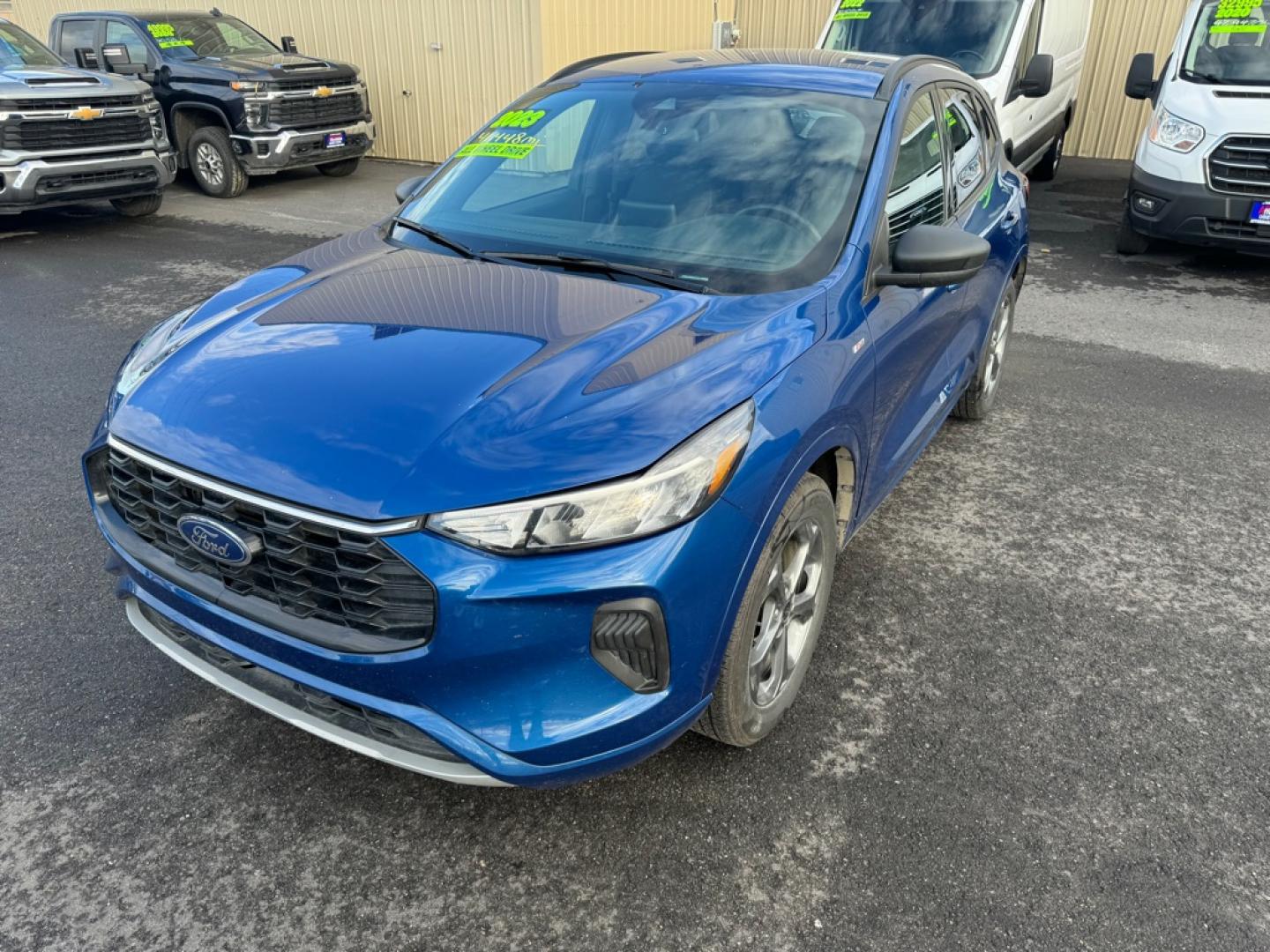 2023 BLUE FORD ESCAPE ST LINE ST LINE (1FMCU9MNXPU) with an 1.5L engine, Automatic transmission, located at 2525 S. Cushman, Fairbanks, AK, 99701, (907) 452-5707, 64.824036, -147.712311- Photo#1