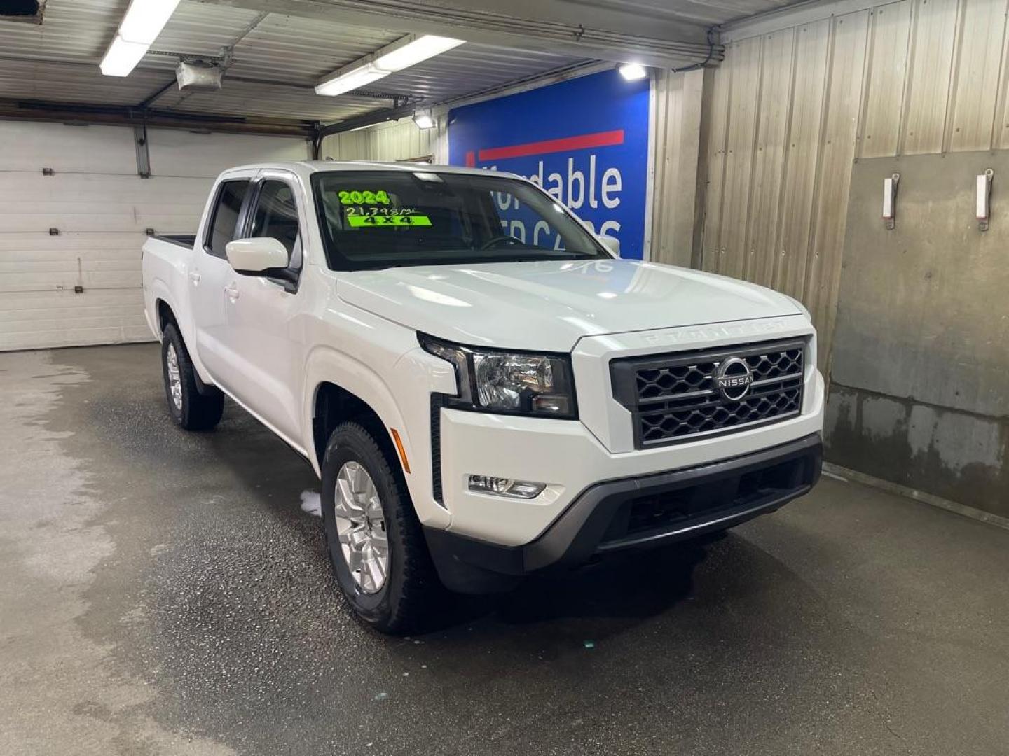 2024 WHITE NISSAN FRONTIER S (1N6ED1EK4RN) with an 3.8L engine, Automatic transmission, located at 2525 S. Cushman, Fairbanks, AK, 99701, (907) 452-5707, 64.824036, -147.712311 - Photo#0