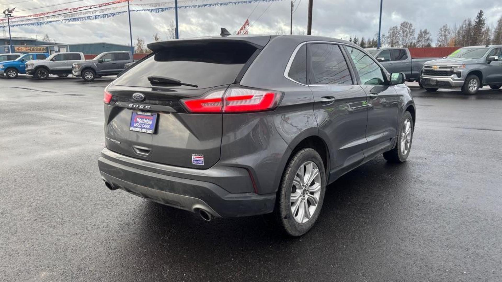 2023 GRAY FORD EDGE TITANIUM (2FMPK4K90PB) with an 2.0L engine, Automatic transmission, located at 2525 S. Cushman, Fairbanks, AK, 99701, (907) 452-5707, 64.824036, -147.712311 - Photo#5