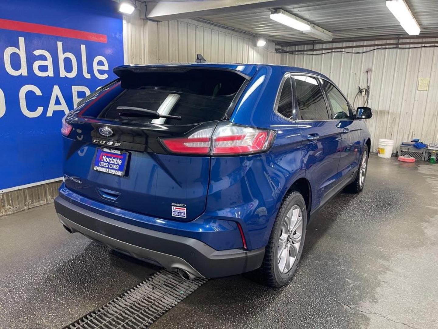 2023 BLUE FORD EDGE TITANIUM (2FMPK4K9XPB) with an 2.0L engine, Automatic transmission, located at 2525 S. Cushman, Fairbanks, AK, 99701, (907) 452-5707, 64.824036, -147.712311 - Photo#2