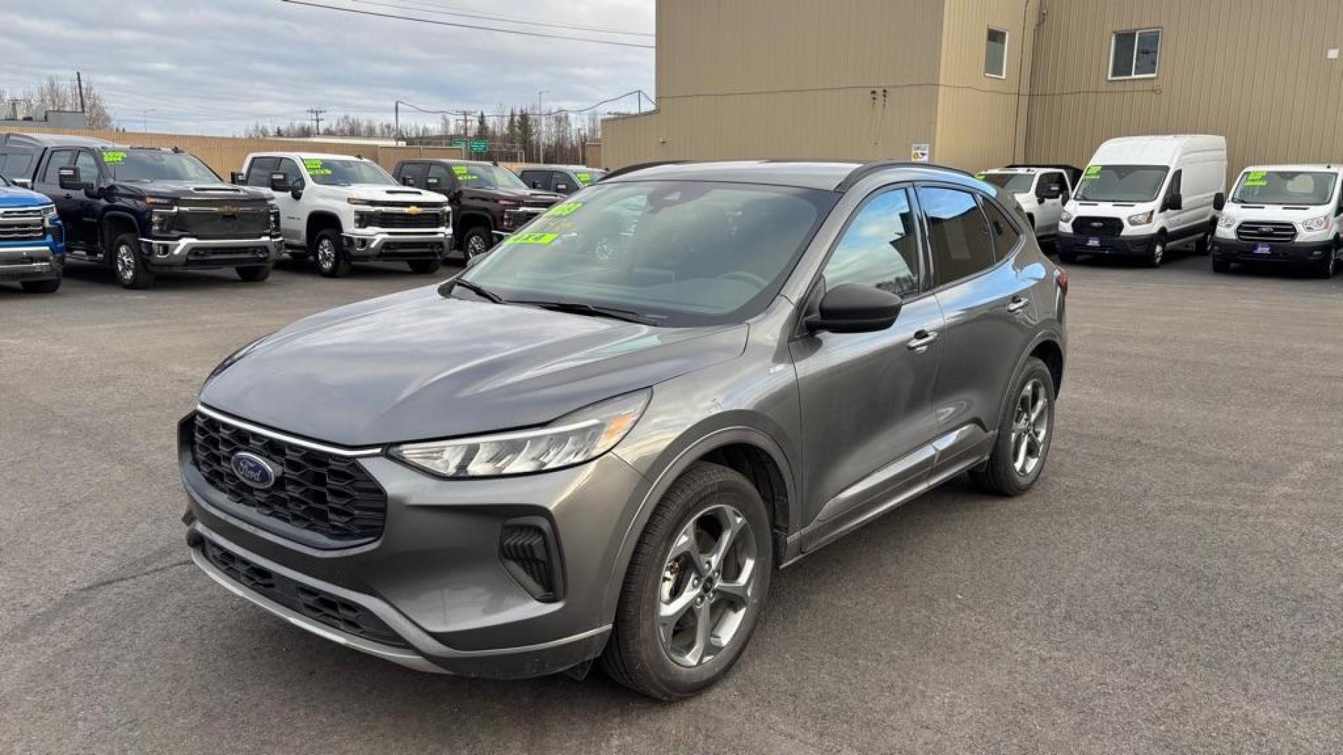 2023 GRAY FORD ESCAPE ST LINE (1FMCU9MN9PU) with an 1.5L engine, Automatic transmission, located at 2525 S. Cushman, Fairbanks, AK, 99701, (907) 452-5707, 64.824036, -147.712311 - Photo#0