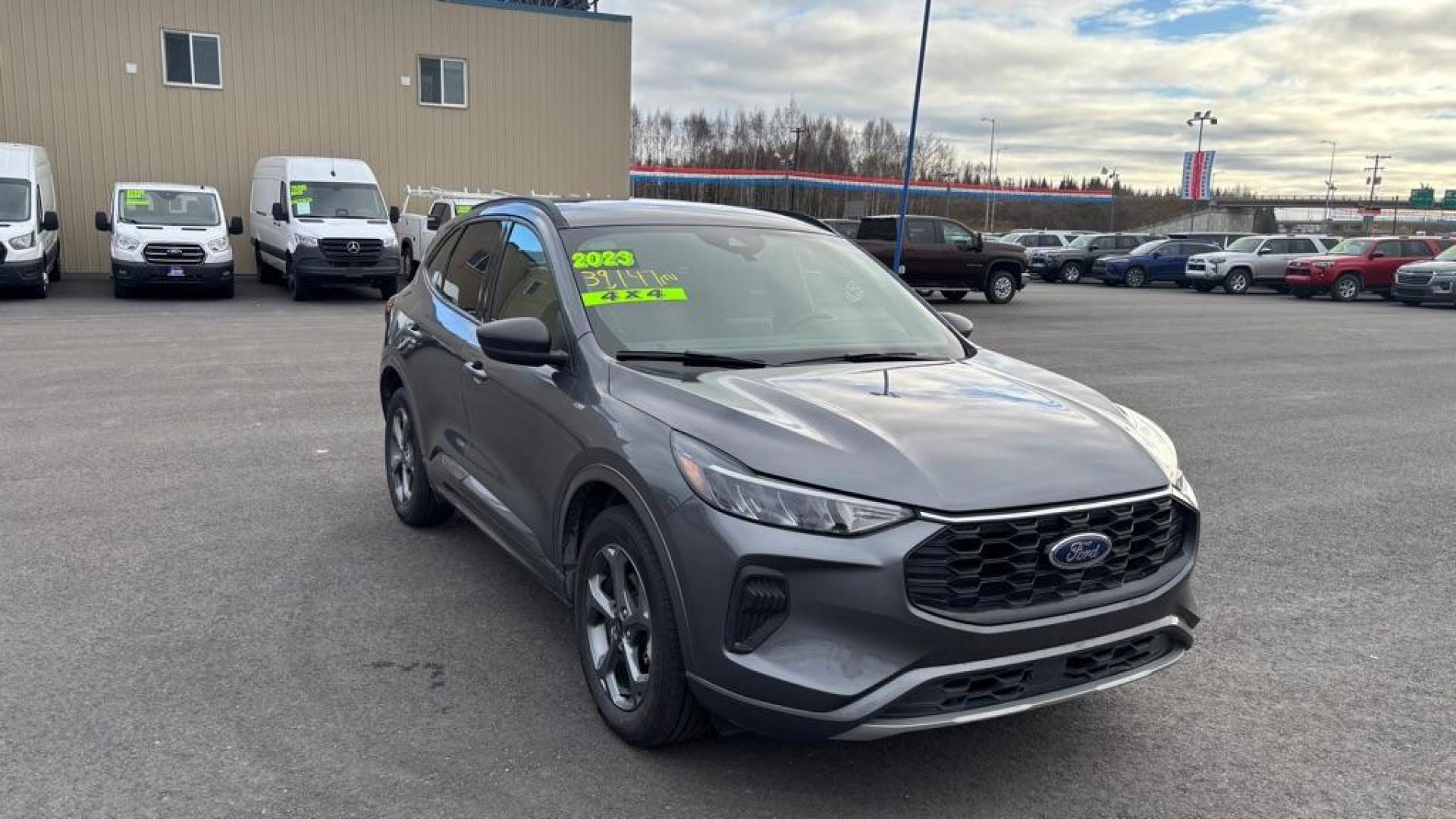 2023 GRAY FORD ESCAPE ST LINE (1FMCU9MN9PU) with an 1.5L engine, Automatic transmission, located at 2525 S. Cushman, Fairbanks, AK, 99701, (907) 452-5707, 64.824036, -147.712311 - Photo#1