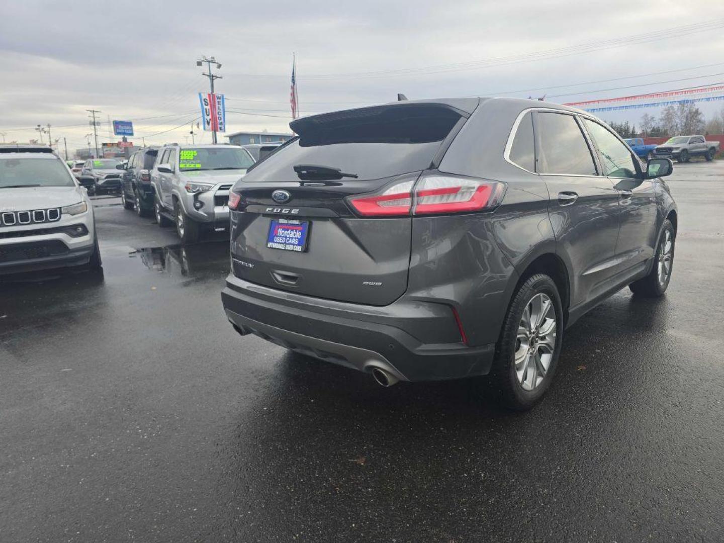 2023 GRAY FORD EDGE TITANIUM (2FMPK4K94PB) with an 2.0L engine, Automatic transmission, located at 2525 S. Cushman, Fairbanks, AK, 99701, (907) 452-5707, 64.824036, -147.712311 - Photo#3
