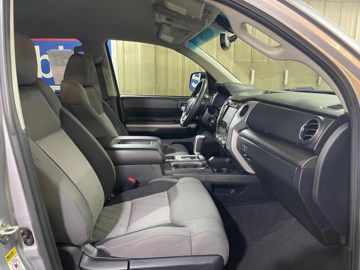 2017 SILVER TOYOTA TUNDRA CREWMAX SR5 (5TFDW5F12HX) with an 5.7L engine, Automatic transmission, located at 2525 S. Cushman, Fairbanks, AK, 99701, (907) 452-5707, 64.824036, -147.712311 - Photo#3