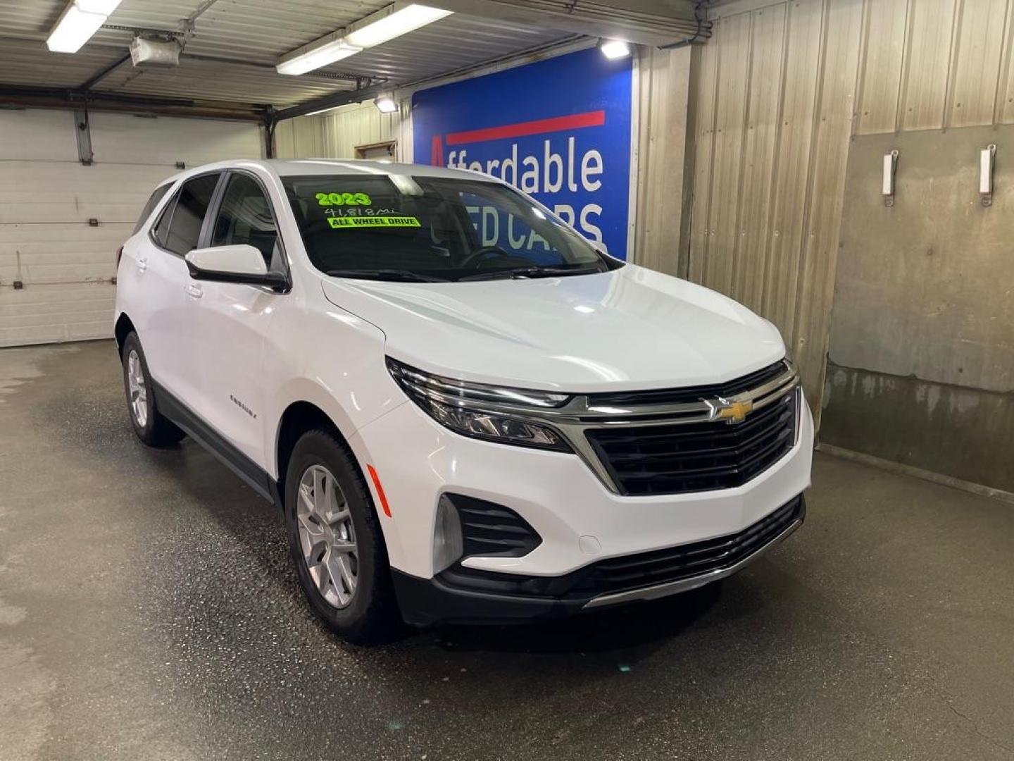 2023 WHITE CHEVROLET EQUINOX LT (3GNAXUEG9PS) with an 1.5L engine, Automatic transmission, located at 2525 S. Cushman, Fairbanks, AK, 99701, (907) 452-5707, 64.824036, -147.712311 - Photo#0