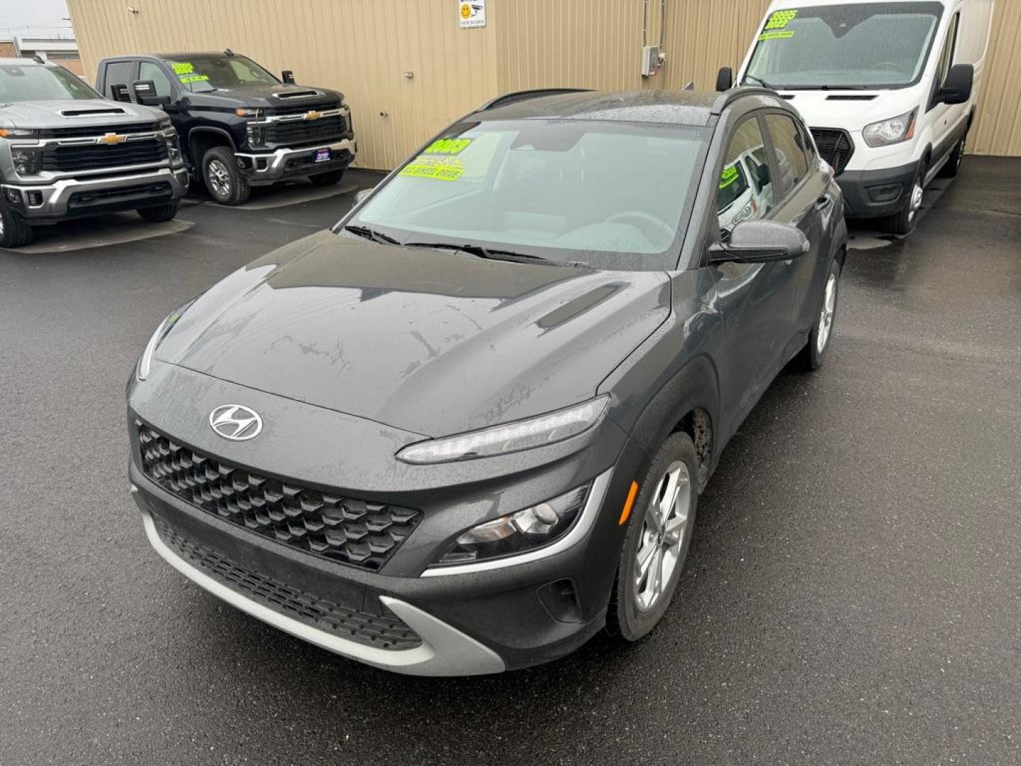 2023 GRAY HYUNDAI KONA SEL (KM8K6CAB1PU) with an 2.0L engine, Continuously Variable transmission, located at 2525 S. Cushman, Fairbanks, AK, 99701, (907) 452-5707, 64.824036, -147.712311 - Photo#1