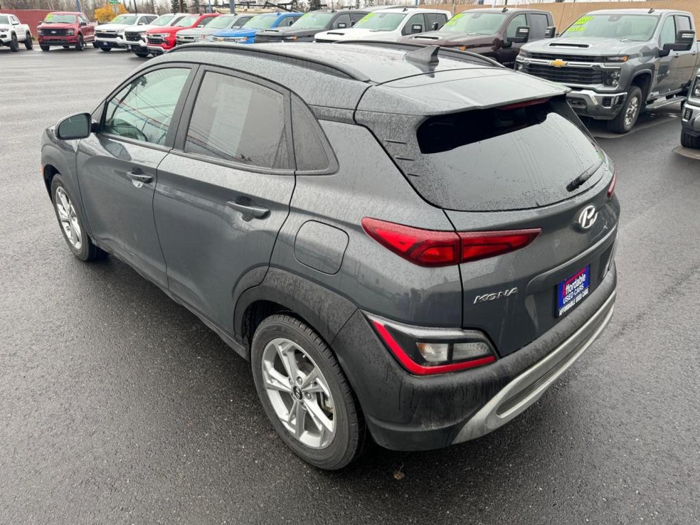 2023 GRAY HYUNDAI KONA SEL (KM8K6CAB1PU) with an 2.0L engine, Continuously Variable transmission, located at 2525 S. Cushman, Fairbanks, AK, 99701, (907) 452-5707, 64.824036, -147.712311 - Photo#3