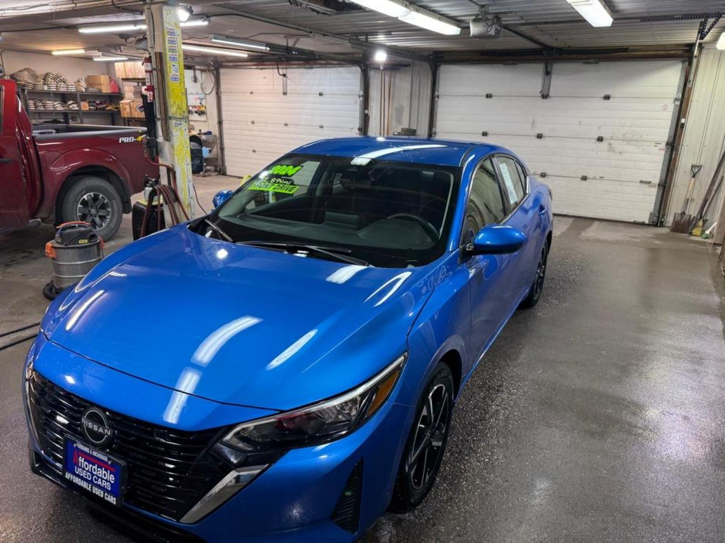 2024 BLUE NISSAN SENTRA SV (3N1AB8CV4RY) with an 2.0L engine, Continuously Variable transmission, located at 2525 S. Cushman, Fairbanks, AK, 99701, (907) 452-5707, 64.824036, -147.712311 - Photo#1