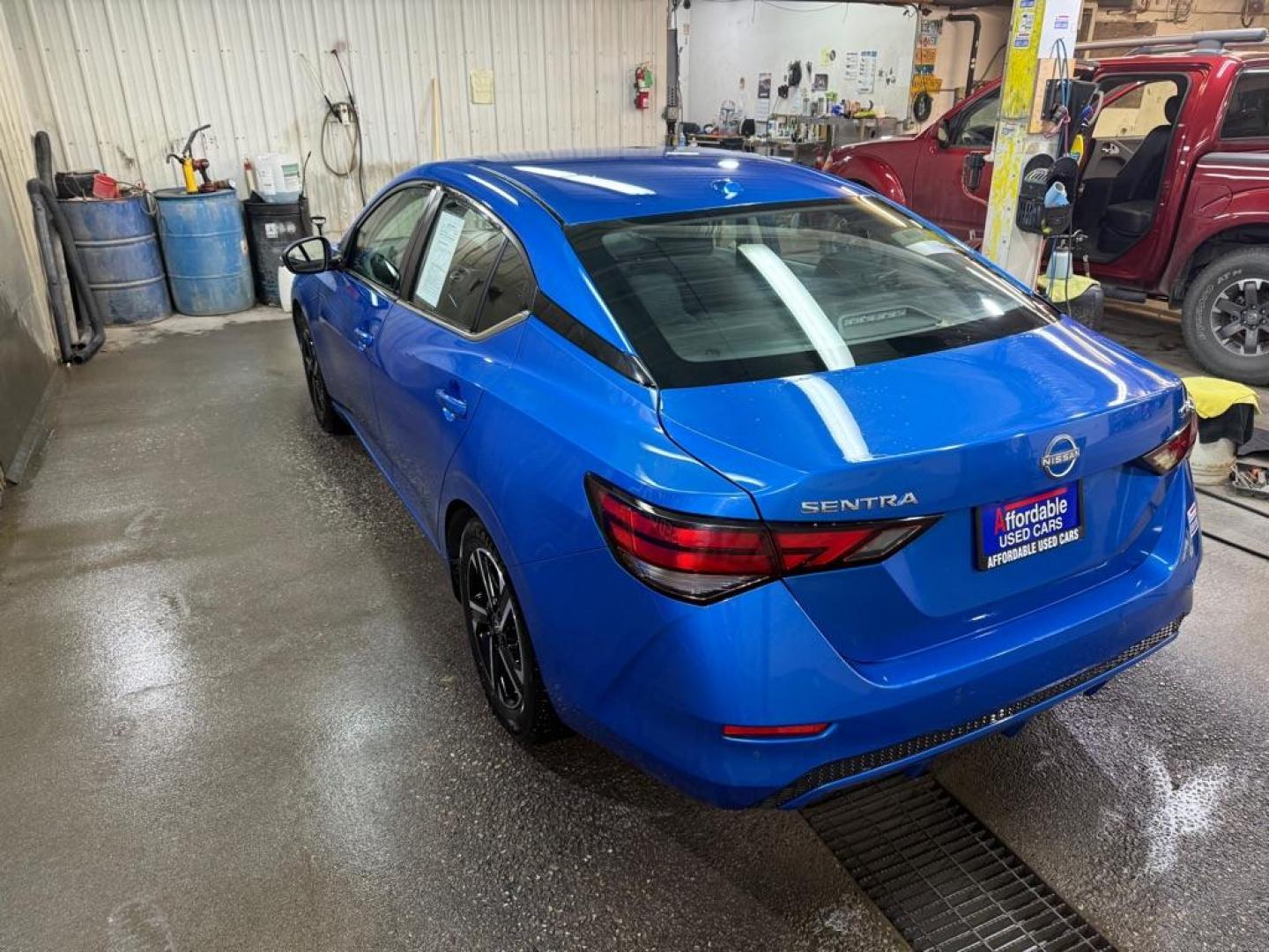 2024 BLUE NISSAN SENTRA SV (3N1AB8CV4RY) with an 2.0L engine, Continuously Variable transmission, located at 2525 S. Cushman, Fairbanks, AK, 99701, (907) 452-5707, 64.824036, -147.712311 - Photo#2