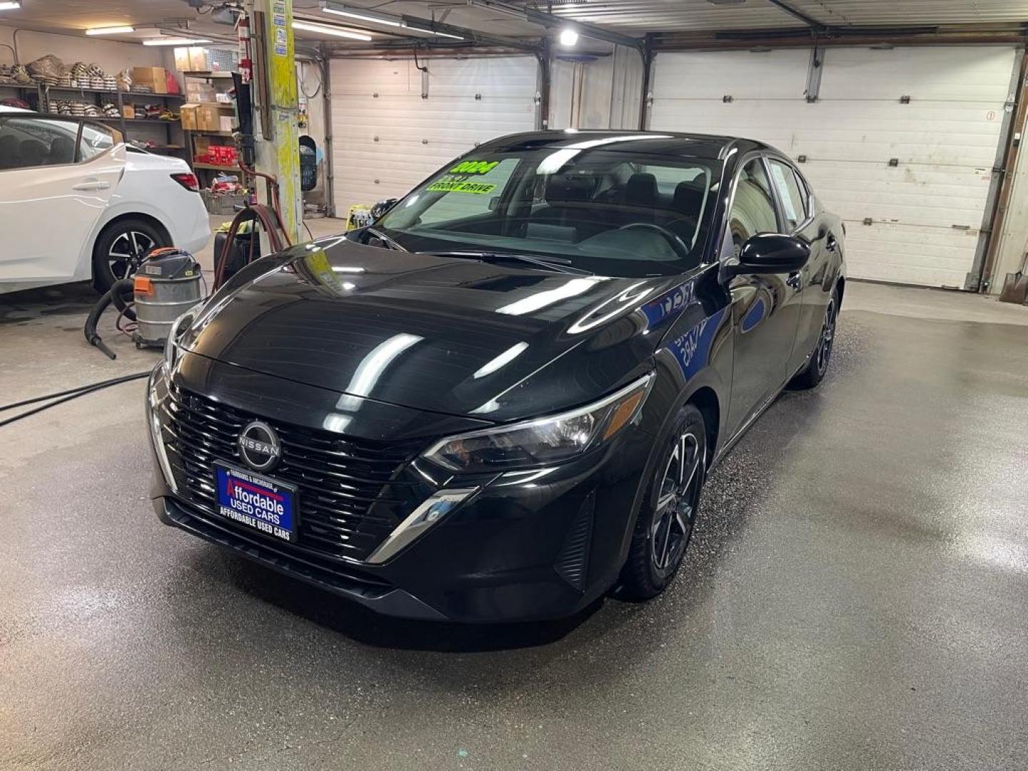 2024 BLACK NISSAN SENTRA SV (3N1AB8CV5RY) with an 2.0L engine, Continuously Variable transmission, located at 2525 S. Cushman, Fairbanks, AK, 99701, (907) 452-5707, 64.824036, -147.712311 - Photo#1