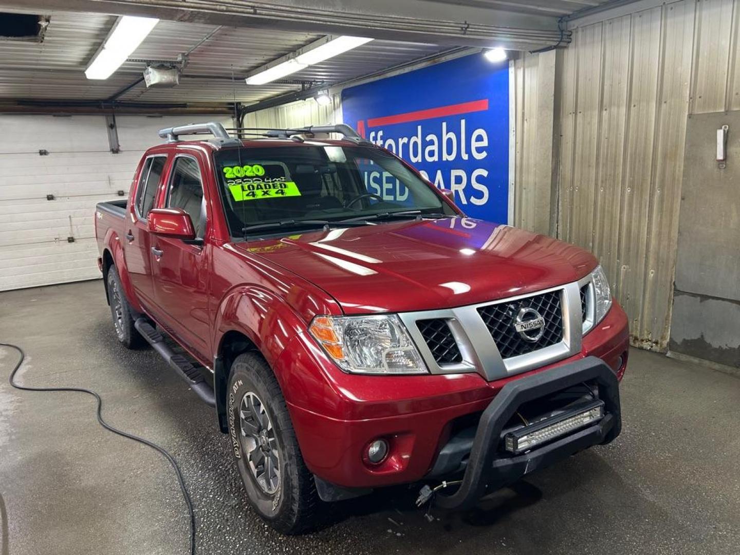 2020 RED NISSAN FRONTIER S (1N6ED0EB8LN) with an 3.8L engine, Automatic transmission, located at 2525 S. Cushman, Fairbanks, AK, 99701, (907) 452-5707, 64.824036, -147.712311 - Photo#0