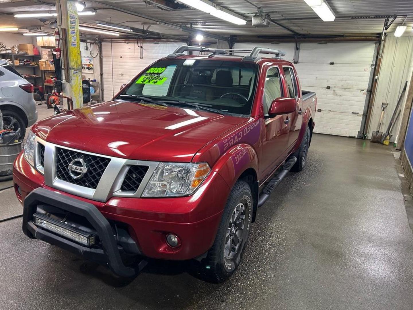 2020 RED NISSAN FRONTIER S (1N6ED0EB8LN) with an 3.8L engine, Automatic transmission, located at 2525 S. Cushman, Fairbanks, AK, 99701, (907) 452-5707, 64.824036, -147.712311 - Photo#1