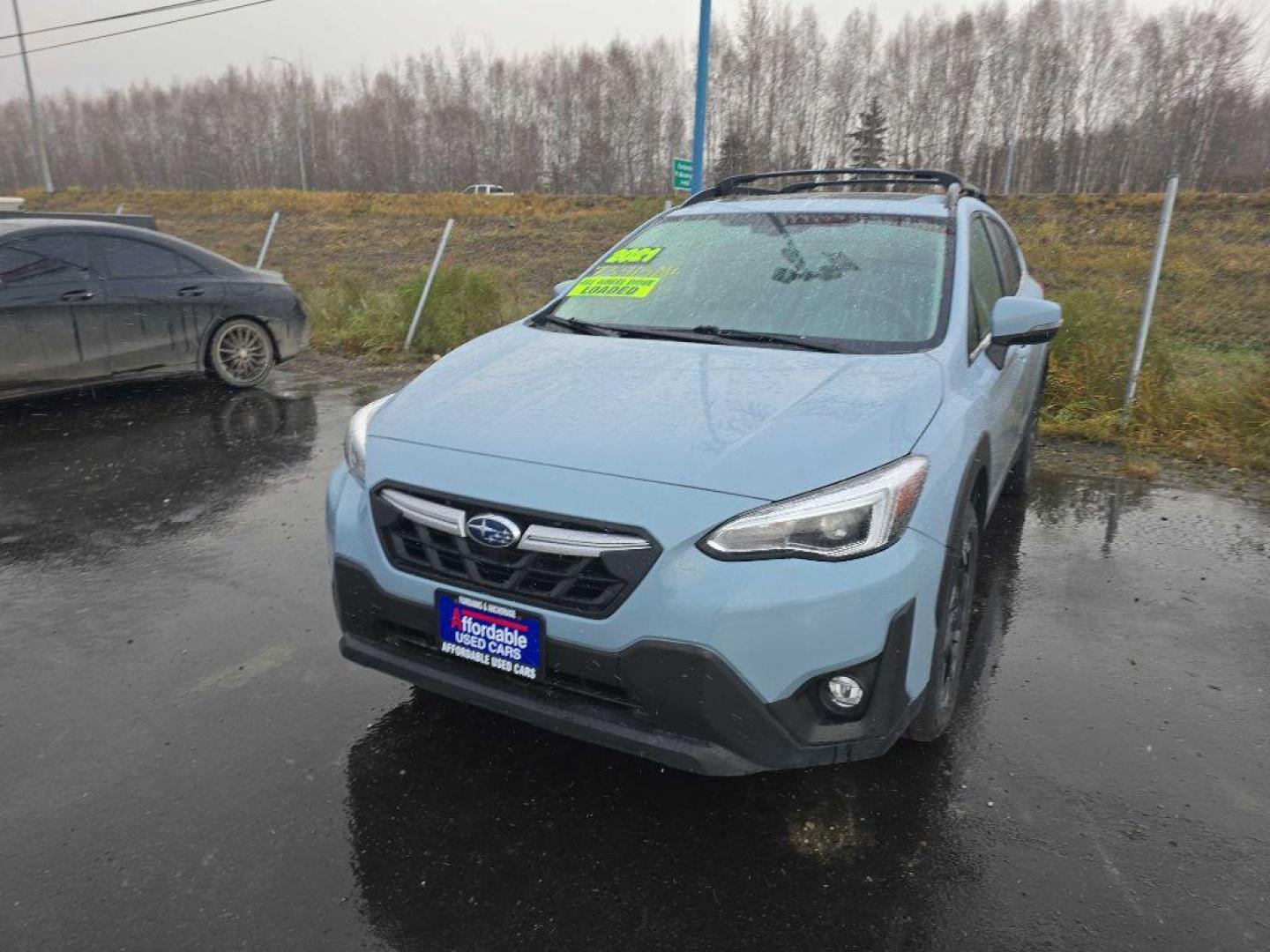 2021 BLUE SUBARU CROSSTREK LIMITED (JF2GTHMC3M8) with an 2.5L engine, Automatic transmission, located at 2525 S. Cushman, Fairbanks, AK, 99701, (907) 452-5707, 64.824036, -147.712311 - Photo#1