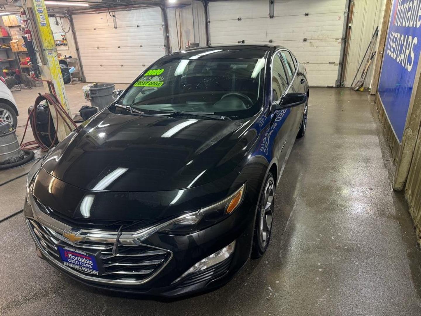 2020 BLACK CHEVROLET MALIBU LT (1G1ZD5ST0LF) with an 1.5L engine, Continuously Variable transmission, located at 2525 S. Cushman, Fairbanks, AK, 99701, (907) 452-5707, 64.824036, -147.712311 - Photo#1