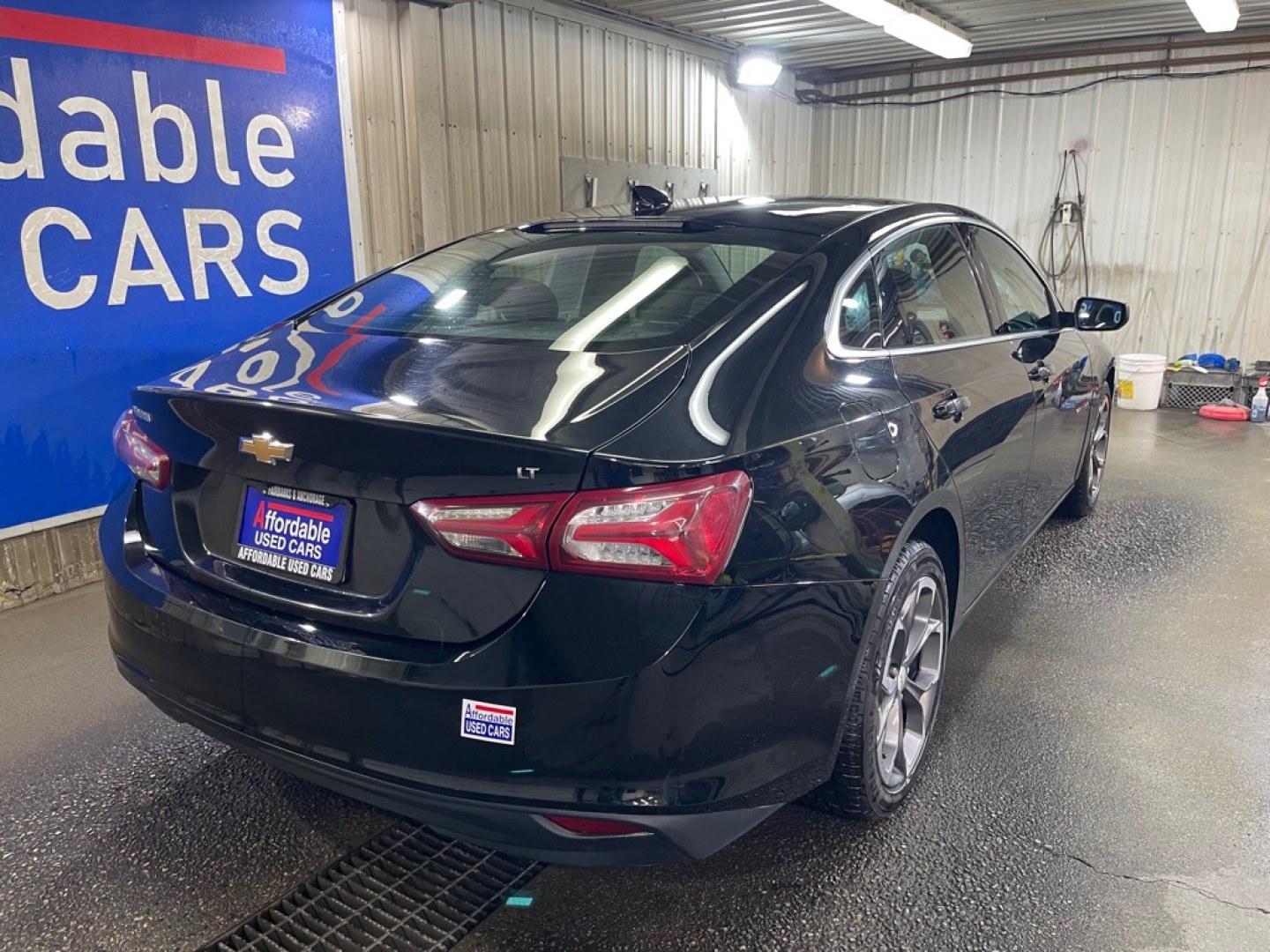 2020 BLACK CHEVROLET MALIBU LT (1G1ZD5ST0LF) with an 1.5L engine, Continuously Variable transmission, located at 2525 S. Cushman, Fairbanks, AK, 99701, (907) 452-5707, 64.824036, -147.712311- Photo#2