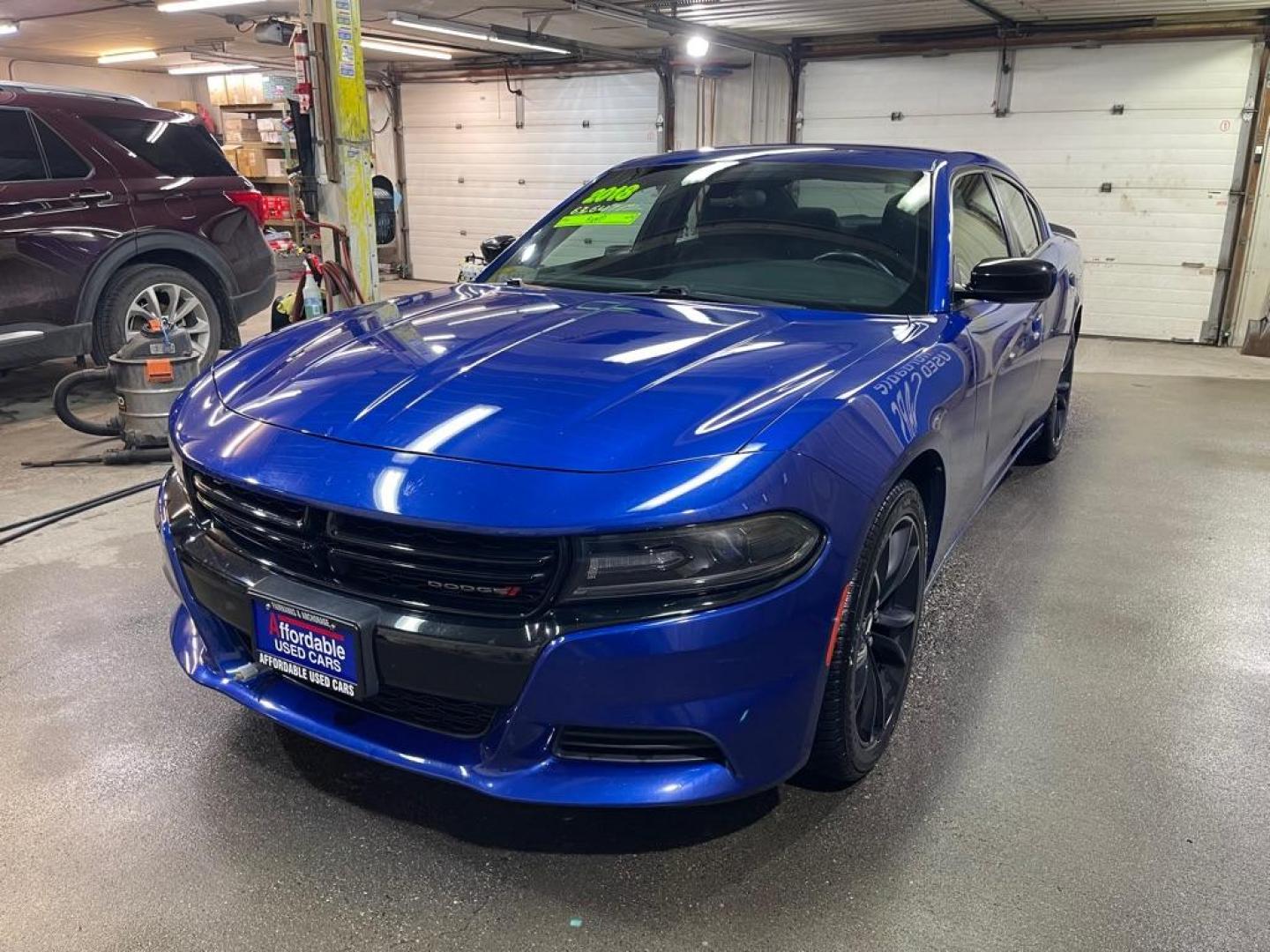 2018 BLUE DODGE CHARGER SXT (2C3CDXBG4JH) with an 3.6L engine, Automatic transmission, located at 2525 S. Cushman, Fairbanks, AK, 99701, (907) 452-5707, 64.824036, -147.712311 - Photo#1