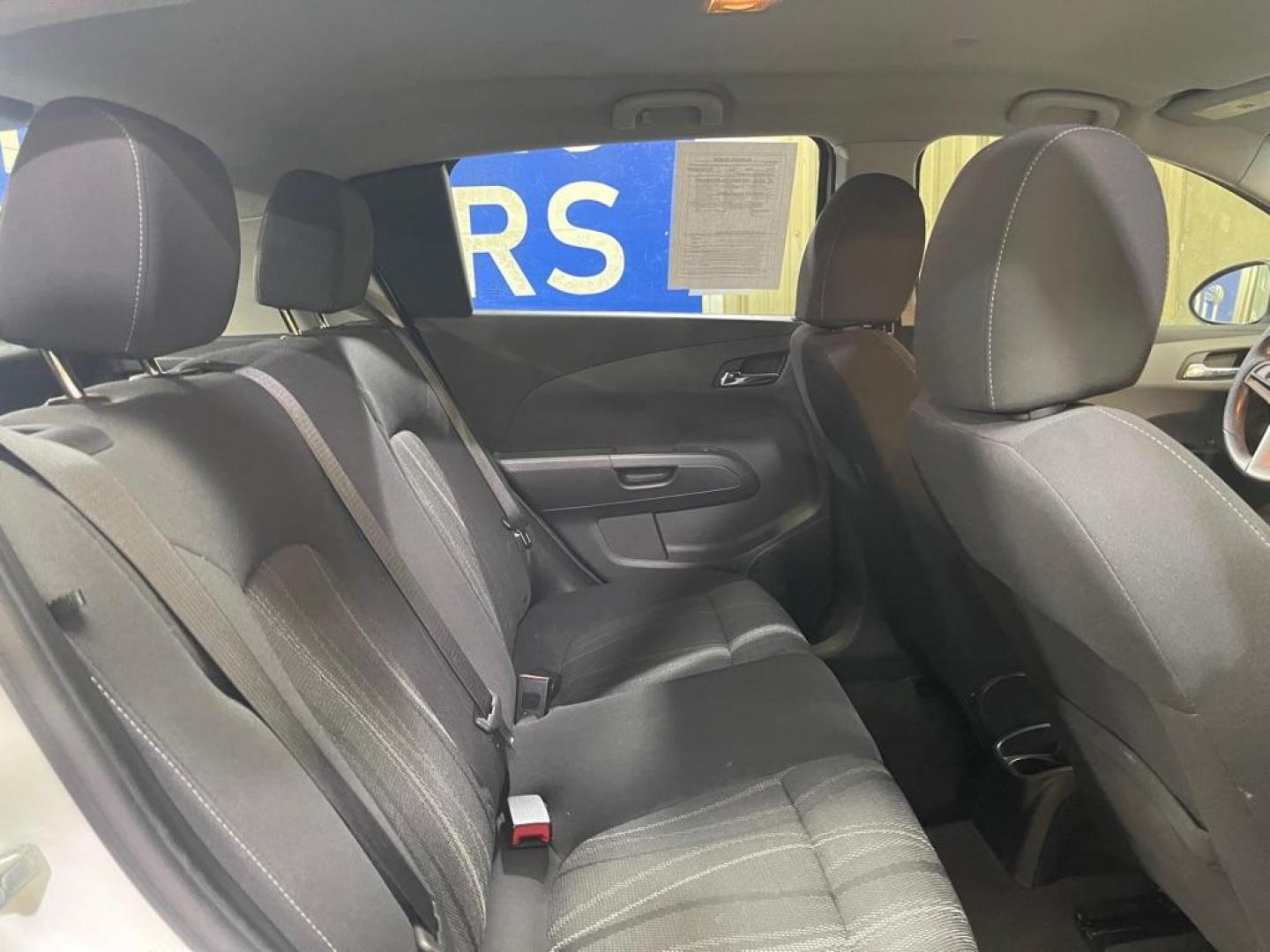 2013 WHTE CHEVROLET SONIC LT (1G1JC6SH7D4) with an 1.8L engine, Automatic transmission, located at 2525 S. Cushman, Fairbanks, AK, 99701, (907) 452-5707, 64.824036, -147.712311 - Photo#4