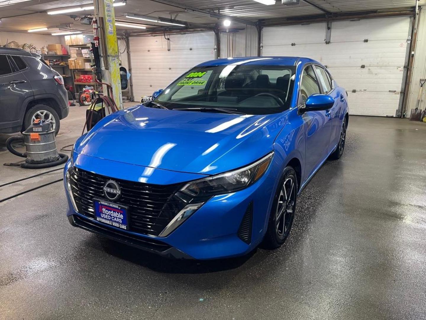 2024 BLUE NISSAN SENTRA SV (3N1AB8CV6RY) with an 2.0L engine, Continuously Variable transmission, located at 2525 S. Cushman, Fairbanks, AK, 99701, (907) 452-5707, 64.824036, -147.712311 - Photo#1