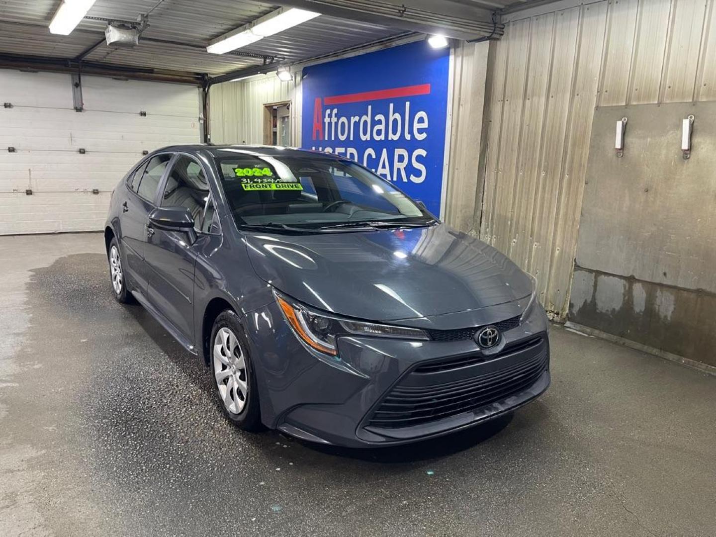 2024 GRAY TOYOTA COROLLA LE LE (5YFB4MDE6RP) with an 2.0L engine, Continuously Variable transmission, located at 2525 S. Cushman, Fairbanks, AK, 99701, (907) 452-5707, 64.824036, -147.712311 - Photo#0