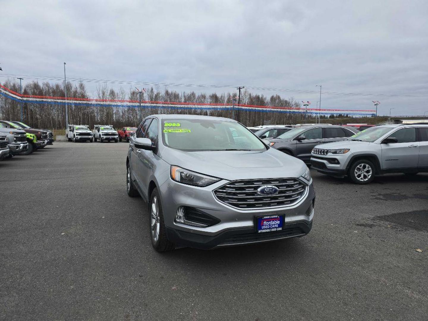 2023 SILVER FORD EDGE TITANIUM (2FMPK4K96PB) with an 2.0L engine, Automatic transmission, located at 2525 S. Cushman, Fairbanks, AK, 99701, (907) 452-5707, 64.824036, -147.712311 - Photo#3