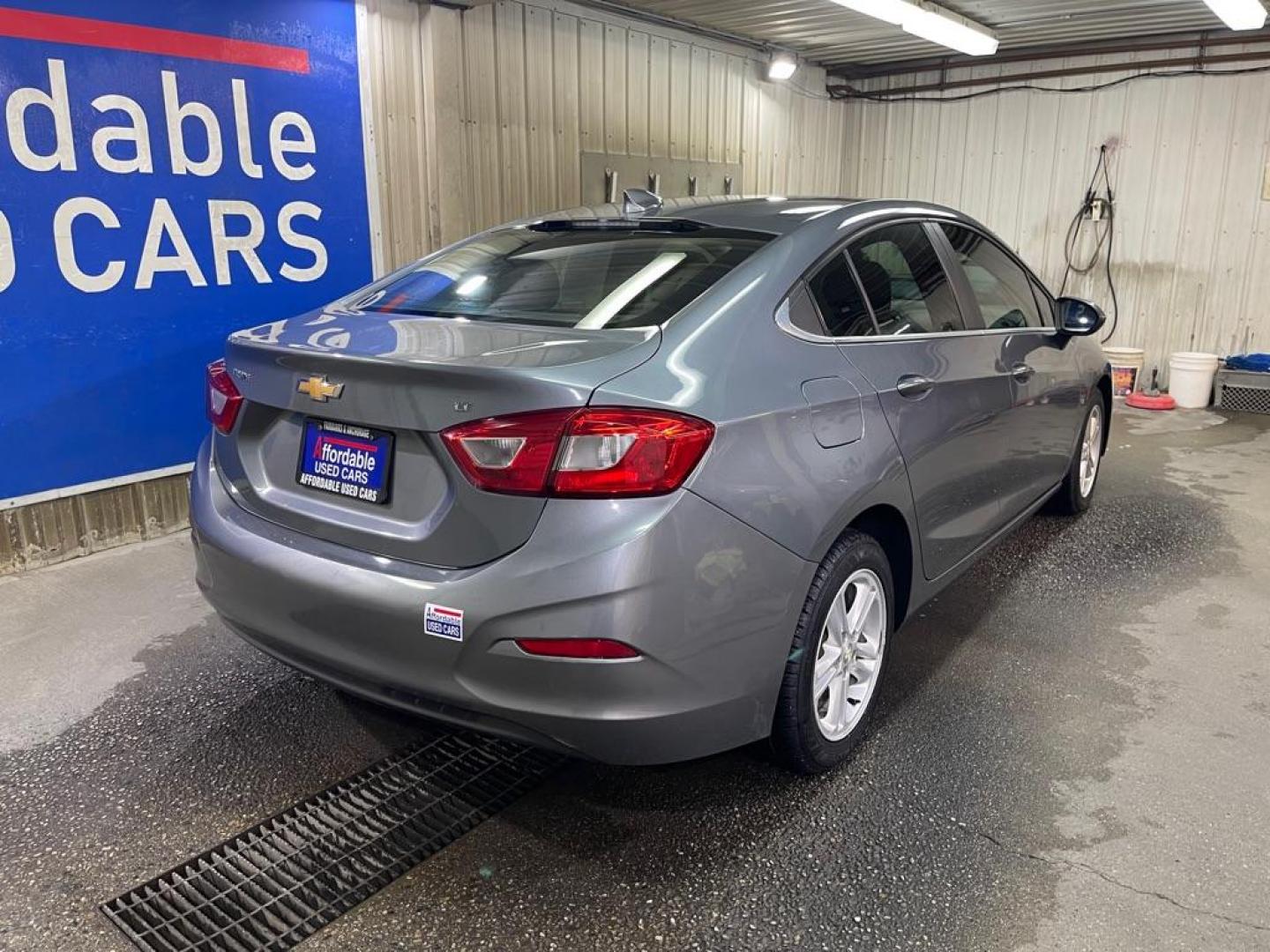 2018 GREY CHEVROLET CRUZE LT (1G1BE5SM9J7) with an 1.4L engine, Automatic transmission, located at 2525 S. Cushman, Fairbanks, AK, 99701, (907) 452-5707, 64.824036, -147.712311 - Photo#2