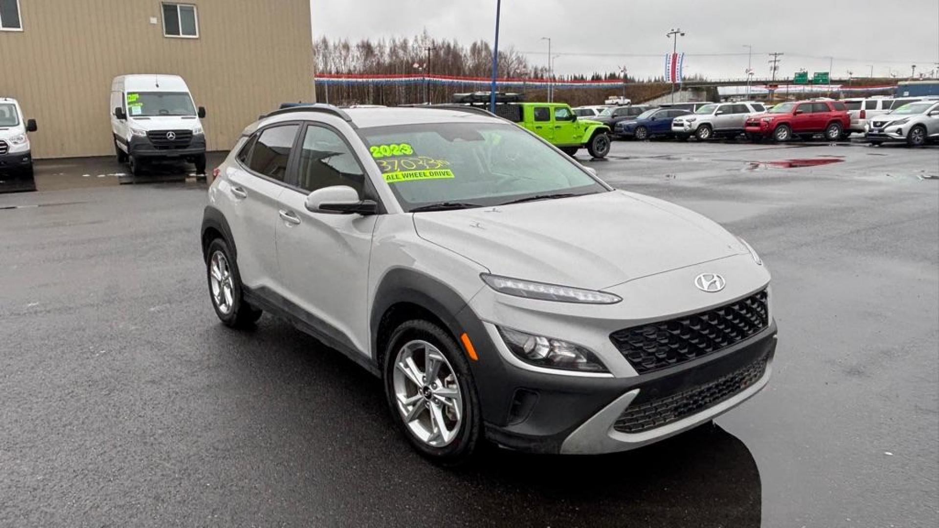 2023 GRAY HYUNDAI KONA SEL (KM8K6CAB5PU) with an 2.0L engine, Continuously Variable transmission, located at 2525 S. Cushman, Fairbanks, AK, 99701, (907) 452-5707, 64.824036, -147.712311 - Photo#1