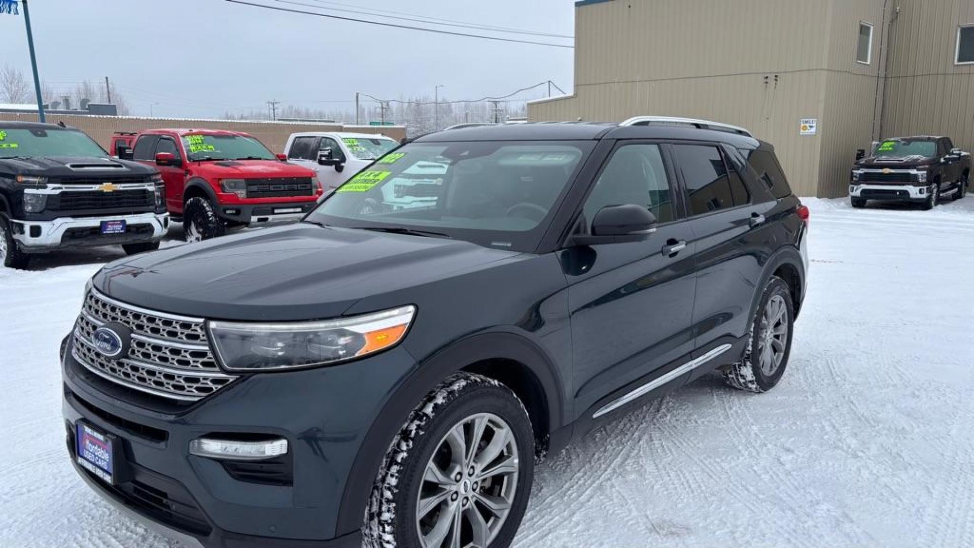 2022 GRAY FORD EXPLORER LIMITED (1FMSK8FH3NG) with an 2.3L engine, Automatic transmission, located at 2525 S. Cushman, Fairbanks, AK, 99701, (907) 452-5707, 64.824036, -147.712311 - Photo#0