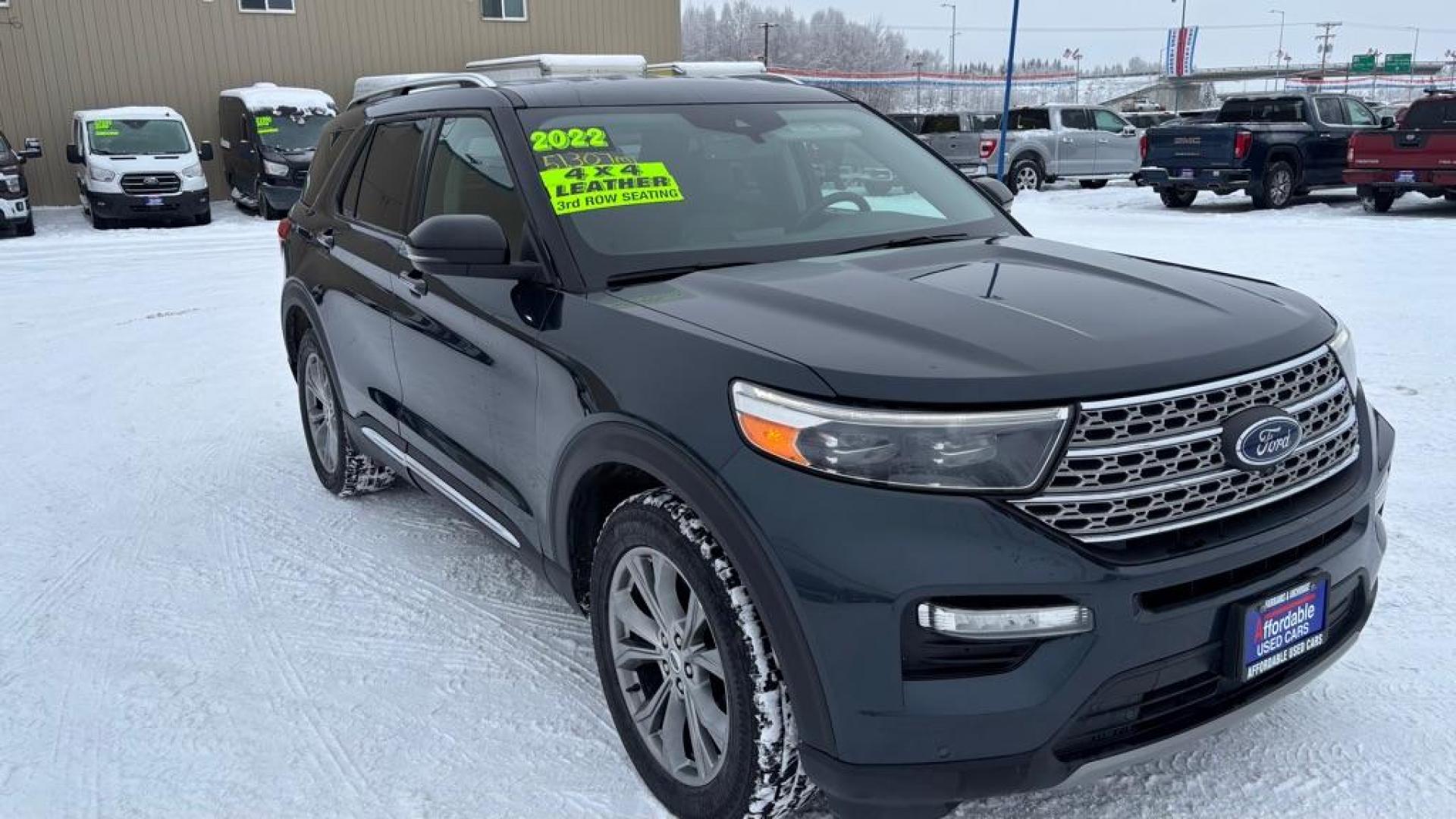 2022 GRAY FORD EXPLORER LIMITED (1FMSK8FH3NG) with an 2.3L engine, Automatic transmission, located at 2525 S. Cushman, Fairbanks, AK, 99701, (907) 452-5707, 64.824036, -147.712311 - Photo#1