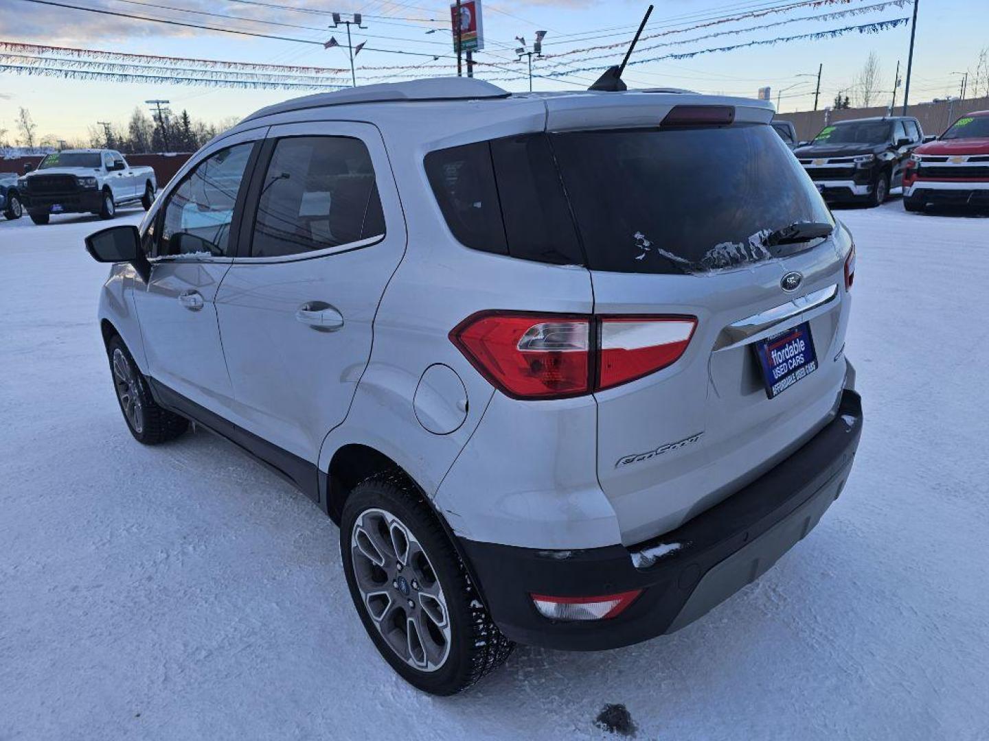 2020 SILVER FORD ECOSPORT TITANIUM (MAJ6S3KL7LC) with an 2.0L engine, Automatic transmission, located at 2525 S. Cushman, Fairbanks, AK, 99701, (907) 452-5707, 64.824036, -147.712311 - Photo#2