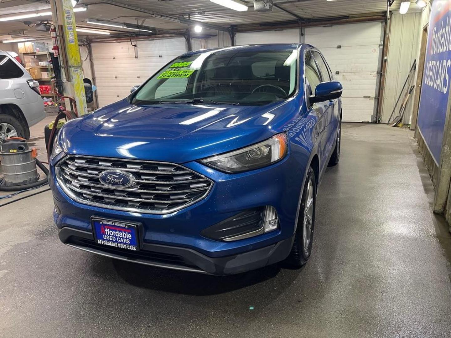 2023 BLUE FORD EDGE TITANIUM (2FMPK4K95PB) with an 2.0L engine, Automatic transmission, located at 2525 S. Cushman, Fairbanks, AK, 99701, (907) 452-5707, 64.824036, -147.712311 - Photo#1