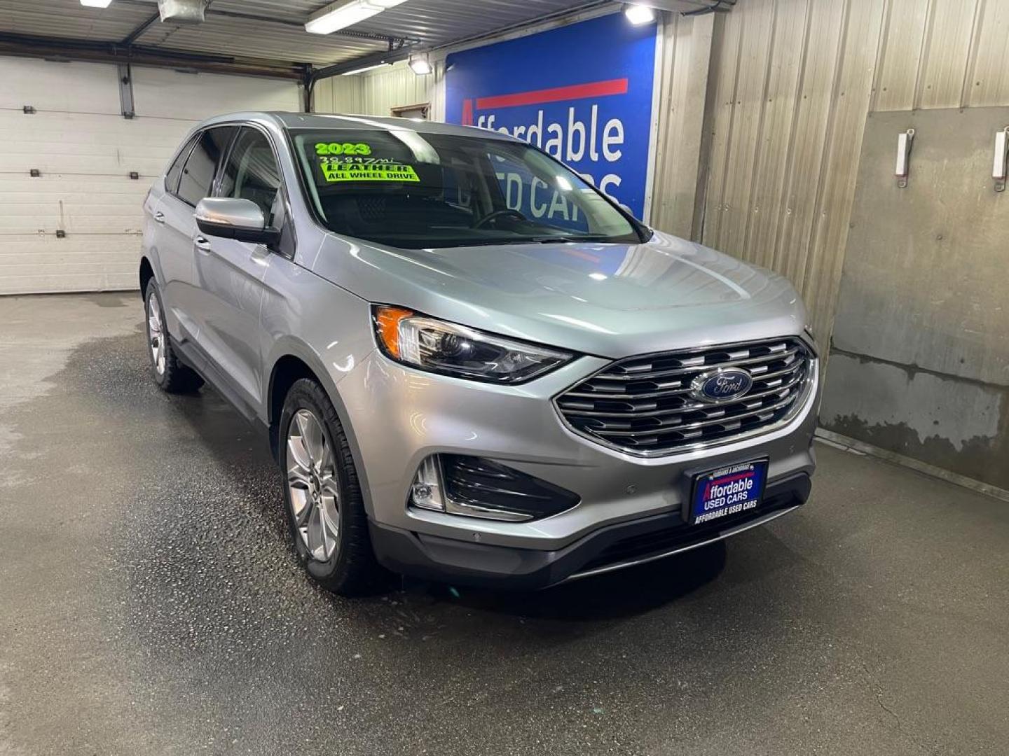 2023 SILVER FORD EDGE TITANIUM (2FMPK4K97PB) with an 2.0L engine, Automatic transmission, located at 2525 S. Cushman, Fairbanks, AK, 99701, (907) 452-5707, 64.824036, -147.712311 - Photo#0