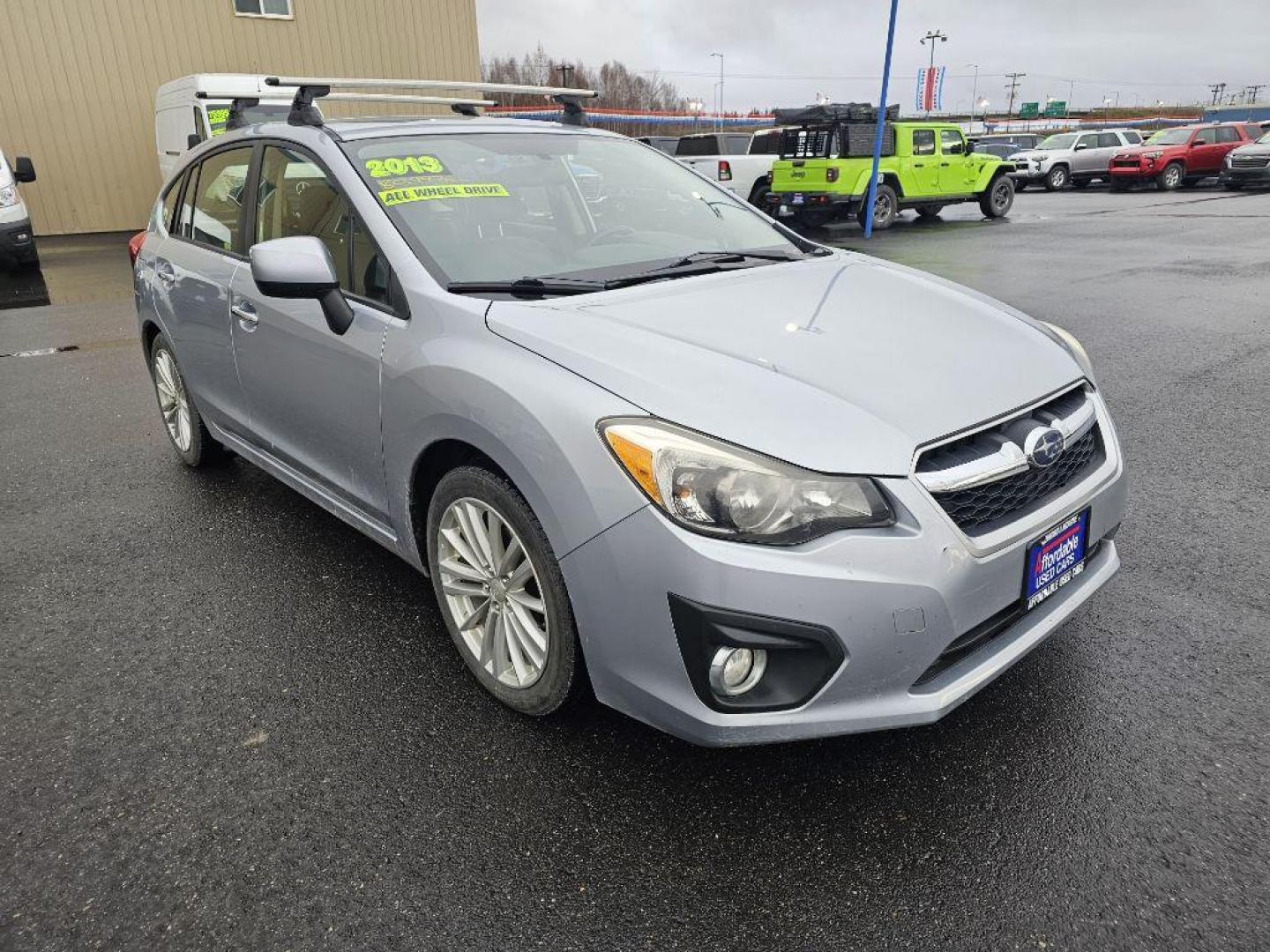 2013 SILVER SUBARU IMPREZA LIMITED (JF1GPAG60D2) with an 2.0L engine, Continuously Variable transmission, located at 2525 S. Cushman, Fairbanks, AK, 99701, (907) 452-5707, 64.824036, -147.712311 - Photo#3