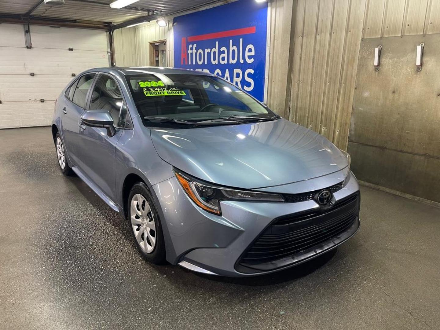 2024 BLUE TOYOTA COROLLA LE LE (5YFB4MDE6RP) with an 2.0L engine, Continuously Variable transmission, located at 2525 S. Cushman, Fairbanks, AK, 99701, (907) 452-5707, 64.824036, -147.712311 - Photo#0