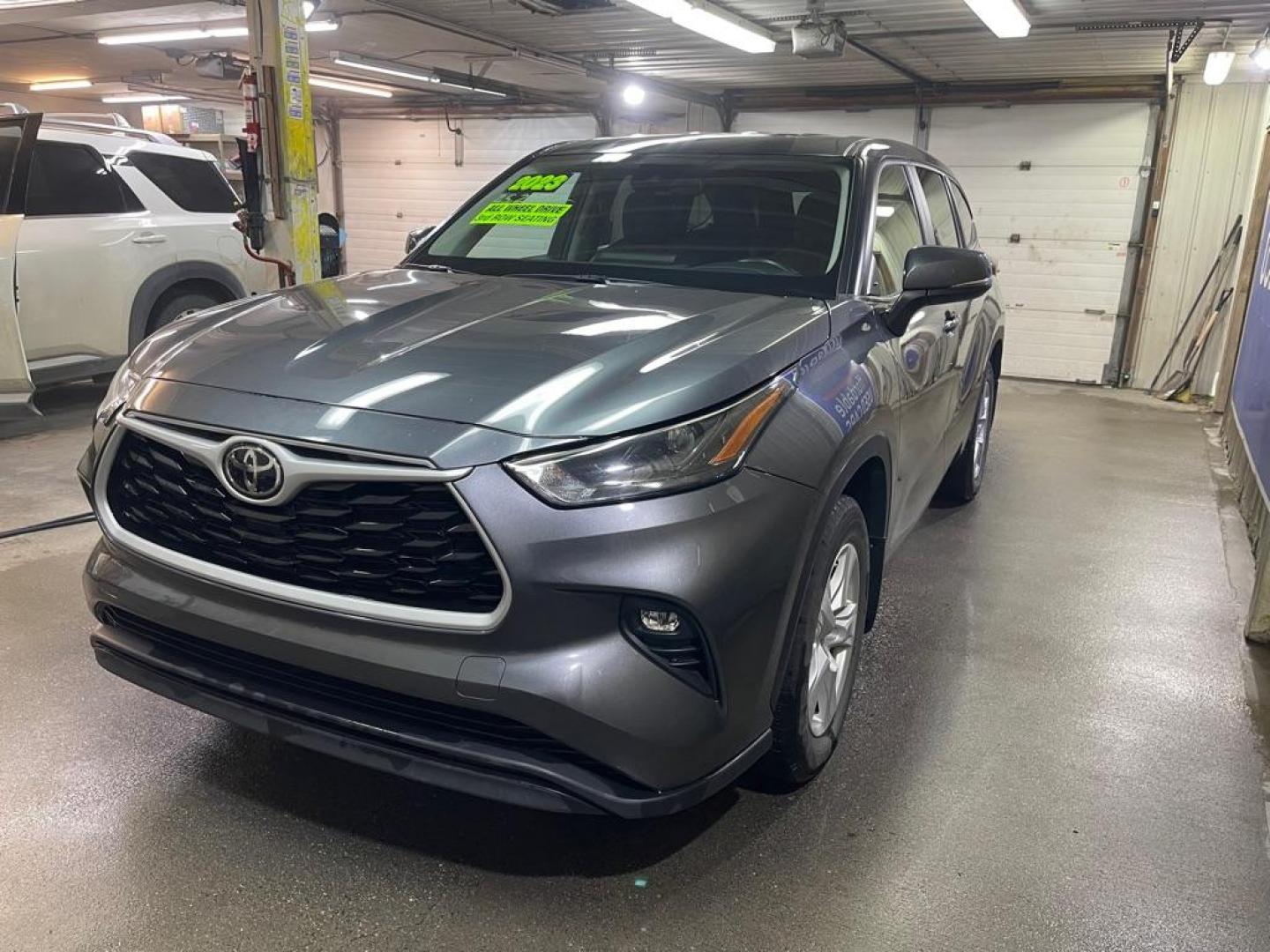 2023 GRAY TOYOTA HIGHLANDER L (5TDKDRBH3PS) with an 2.4L engine, Automatic transmission, located at 2525 S. Cushman, Fairbanks, AK, 99701, (907) 452-5707, 64.824036, -147.712311 - Photo#1