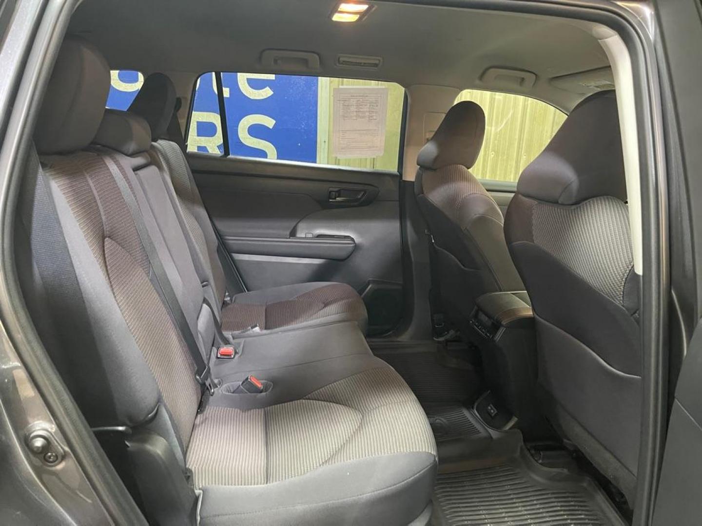 2023 GRAY TOYOTA HIGHLANDER L (5TDKDRBH3PS) with an 2.4L engine, Automatic transmission, located at 2525 S. Cushman, Fairbanks, AK, 99701, (907) 452-5707, 64.824036, -147.712311 - Photo#4