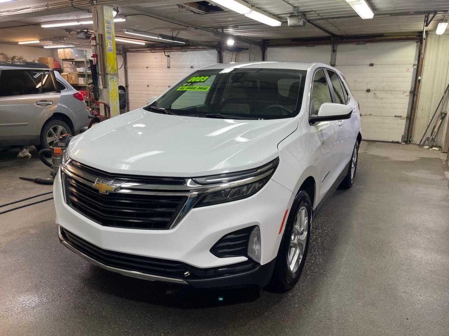 2023 WHITE CHEVROLET EQUINOX LT (3GNAXUEG6PS) with an 1.5L engine, Automatic transmission, located at 2525 S. Cushman, Fairbanks, AK, 99701, (907) 452-5707, 64.824036, -147.712311 - Photo#1