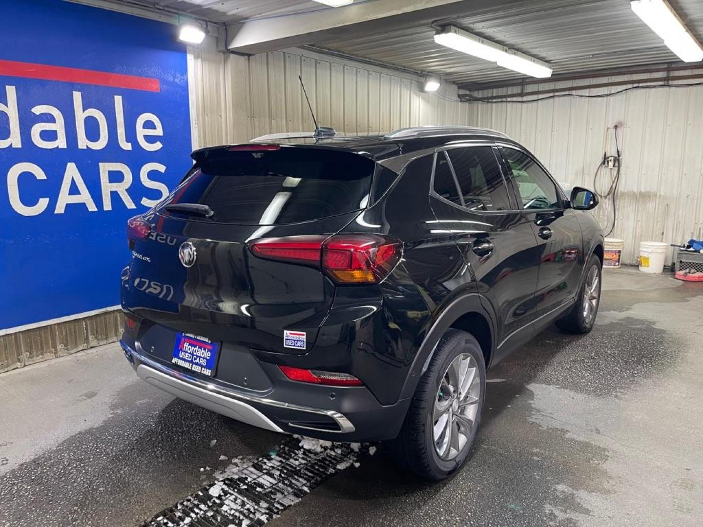 2022 BLACK BUICK ENCORE GX ESSENCE (KL4MMGSL9NB) with an 1.3L engine, Automatic transmission, located at 2525 S. Cushman, Fairbanks, AK, 99701, (907) 452-5707, 64.824036, -147.712311 - Photo#2