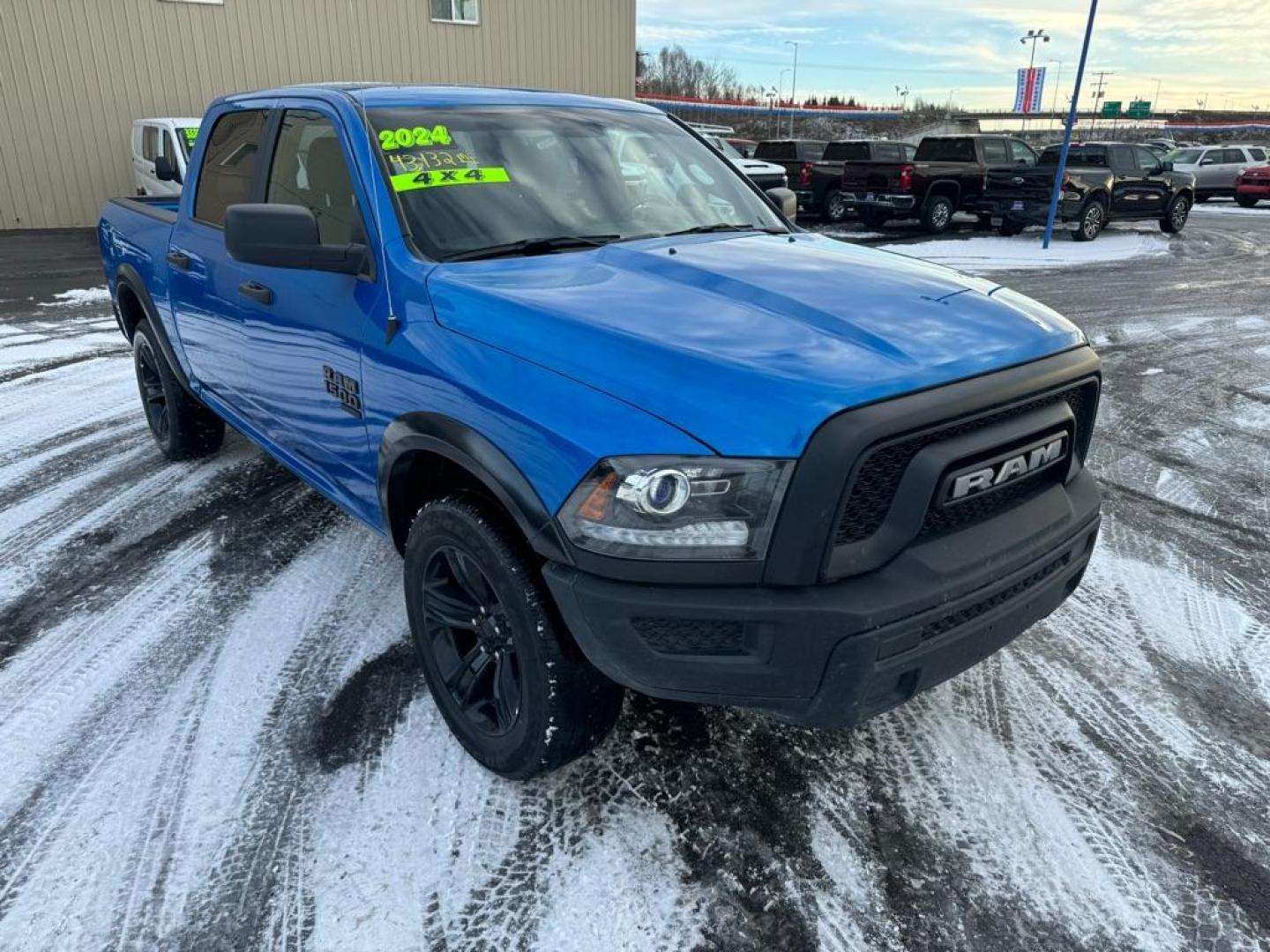 2024 BLUE RAM 1500 CLASSIC SLT (1C6RR7LG1RS) with an 3.6L engine, Automatic transmission, located at 2525 S. Cushman, Fairbanks, AK, 99701, (907) 452-5707, 64.824036, -147.712311 - Photo#0