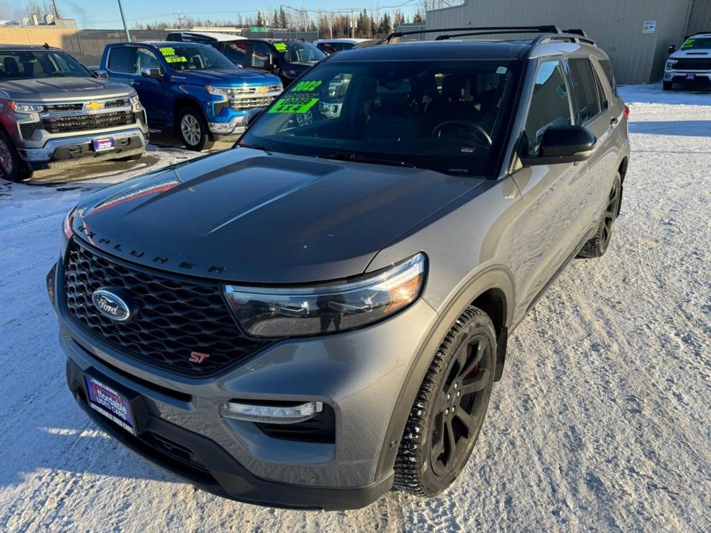 2022 GRAY FORD EXPLORER ST (1FM5K8GC8NG) with an 3.0L engine, Automatic transmission, located at 2525 S. Cushman, Fairbanks, AK, 99701, (907) 452-5707, 64.824036, -147.712311 - Photo#1